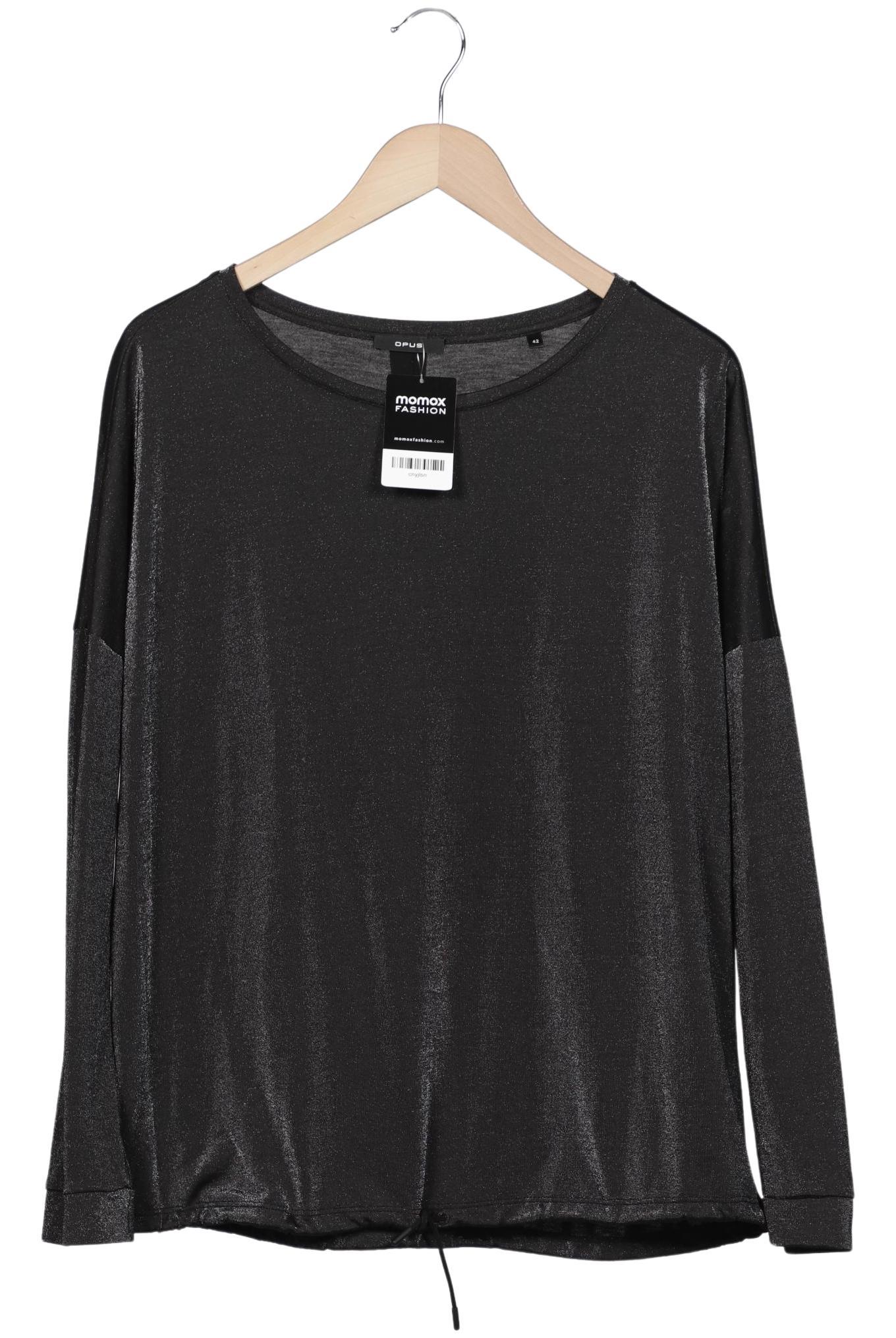 

Opus Damen Langarmshirt, schwarz, Gr. 42