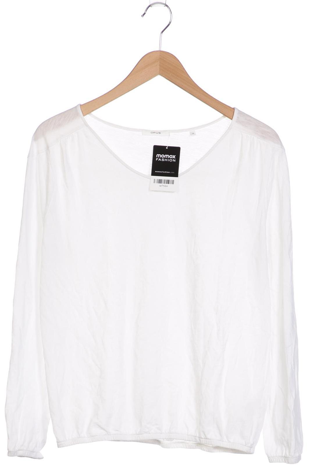 

Opus Damen Langarmshirt, weiß