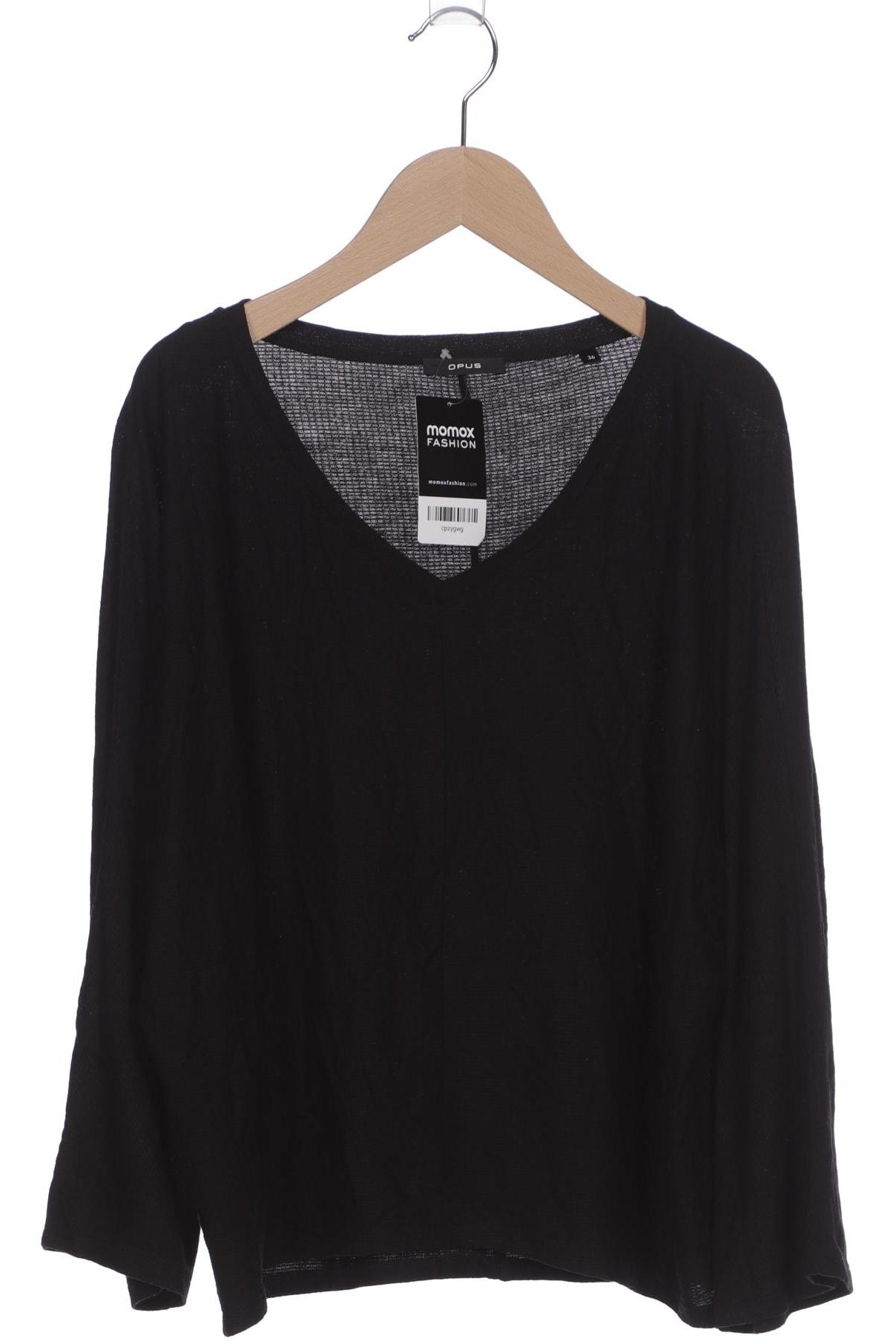 

Opus Damen Langarmshirt, schwarz, Gr. 36