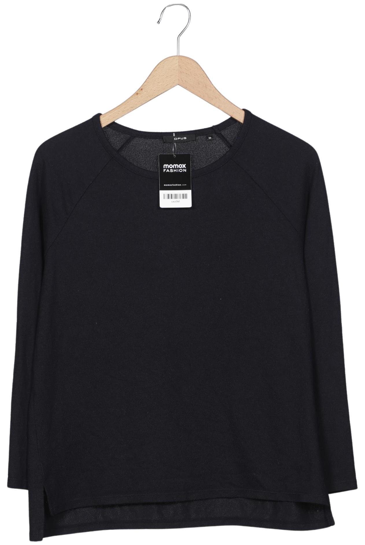 

Opus Damen Langarmshirt, marineblau, Gr. 36