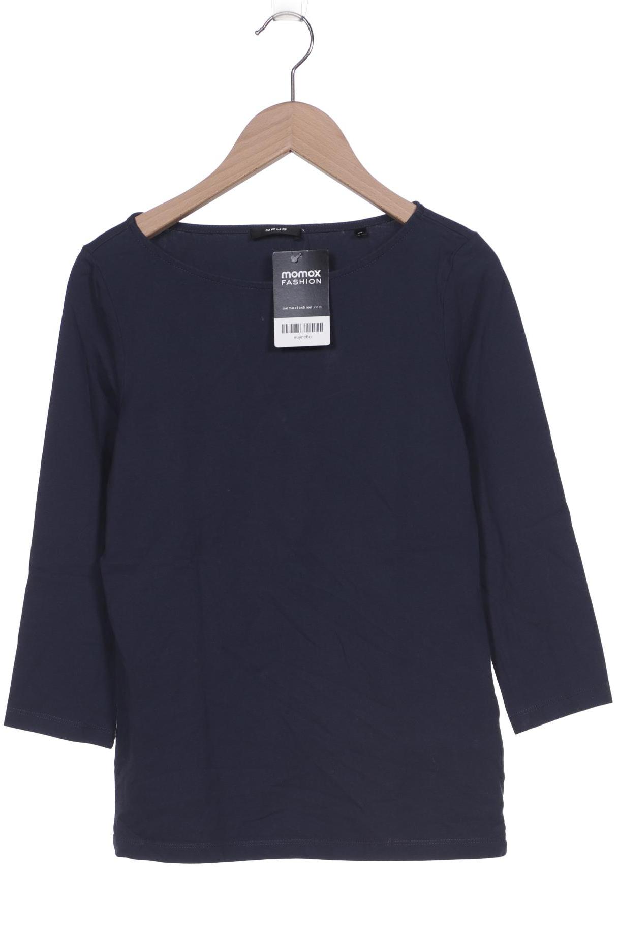 

Opus Damen Langarmshirt, marineblau, Gr. 36