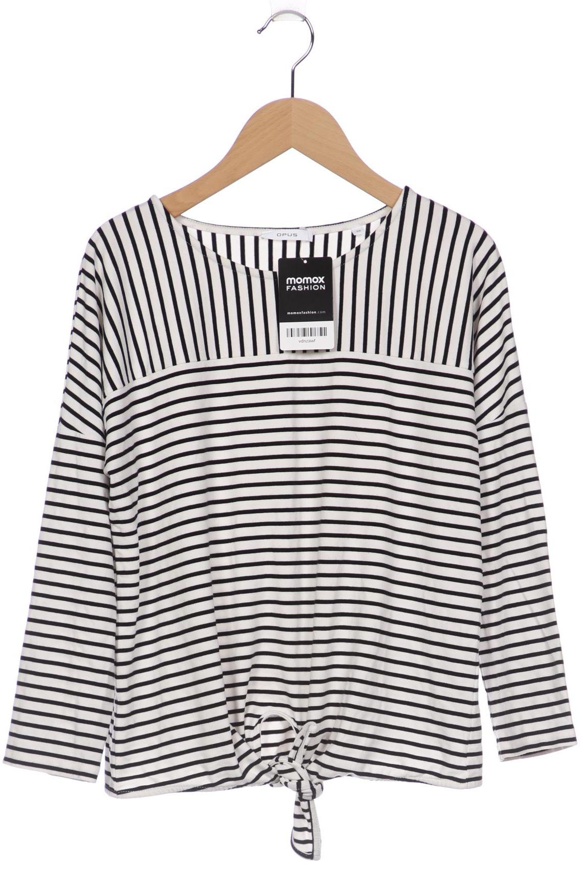 

Opus Damen Langarmshirt, weiß, Gr. 36