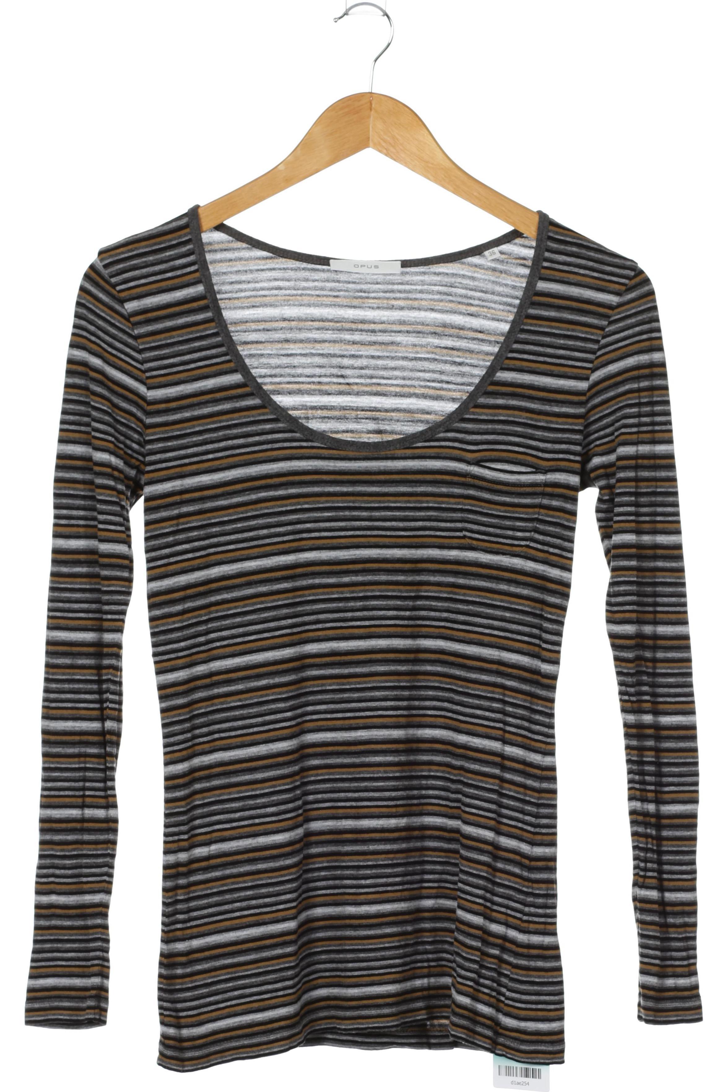 

Opus Damen Langarmshirt, grau, Gr. 36