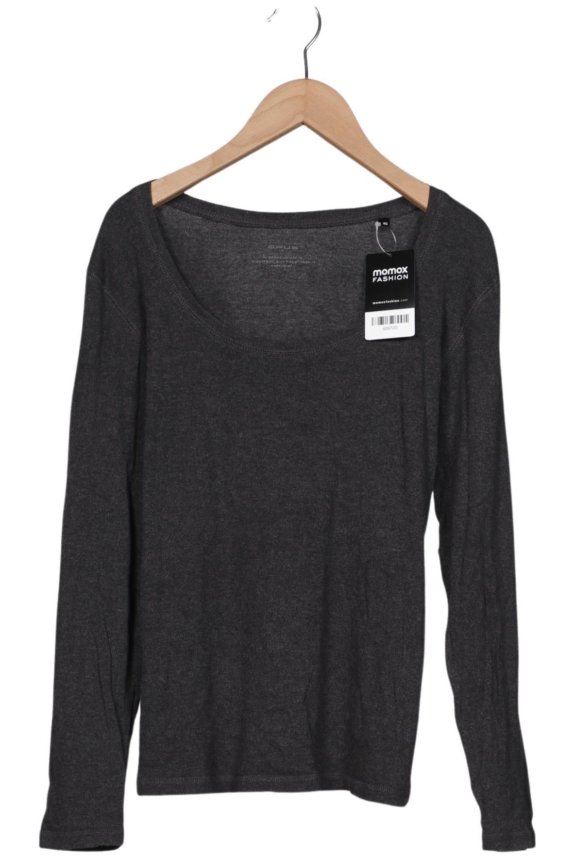 

Opus Damen Langarmshirt, grau, Gr. 40