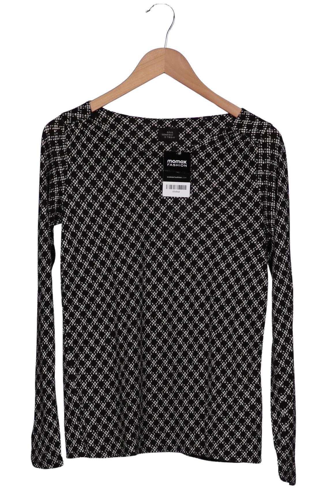 

Opus Damen Langarmshirt, schwarz, Gr. 36