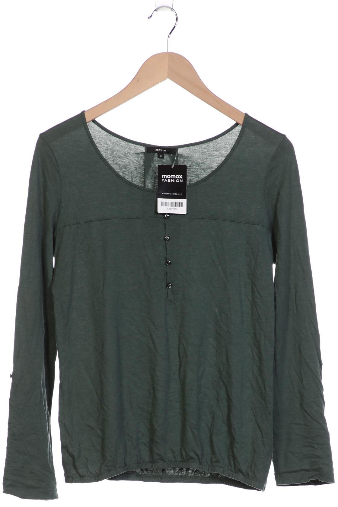 

Opus Damen Langarmshirt, grün, Gr. 36