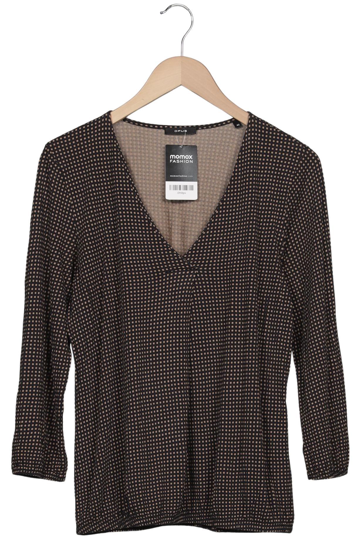 

Opus Damen Langarmshirt, braun, Gr. 40