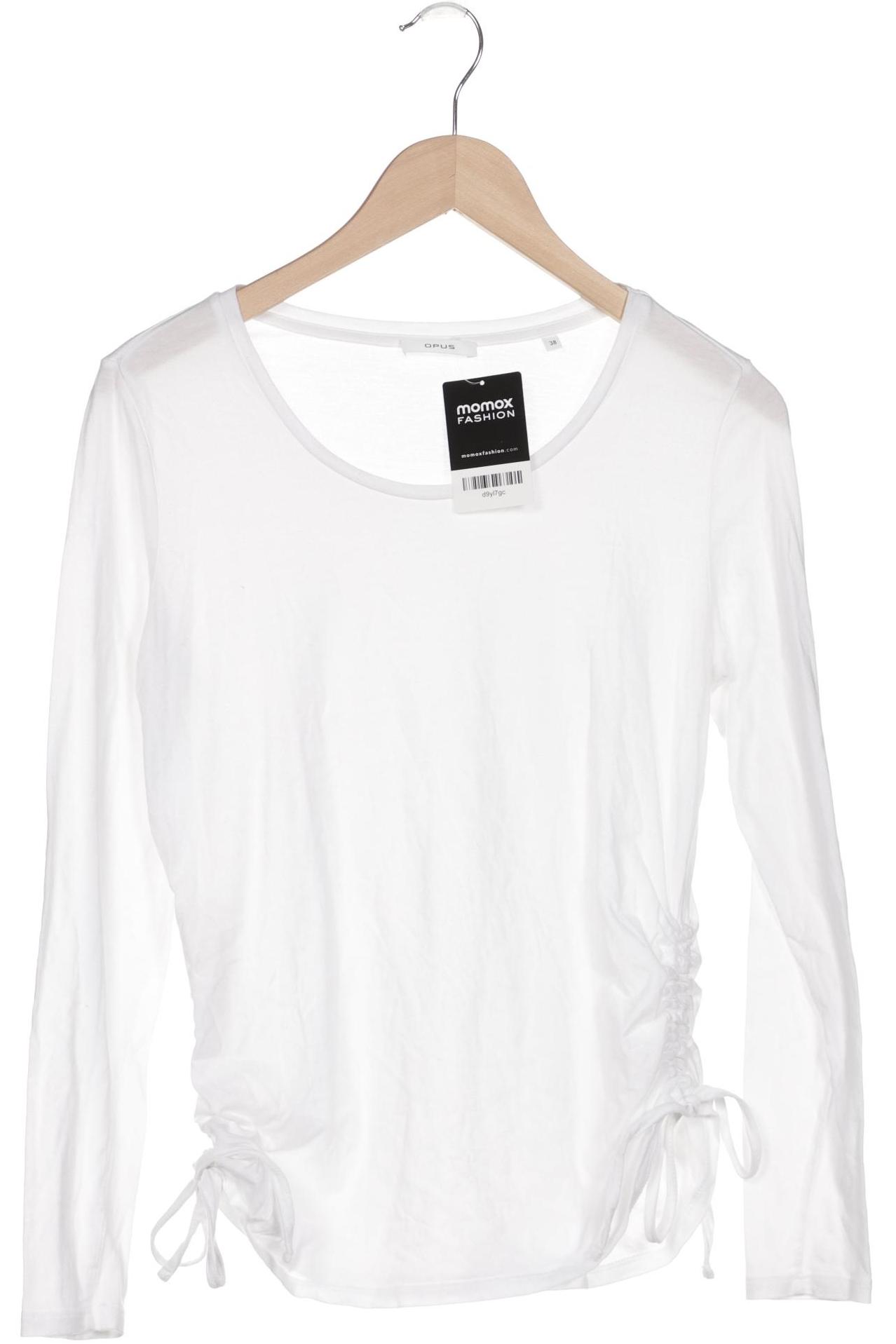 

Opus Damen Langarmshirt, weiß, Gr. 38