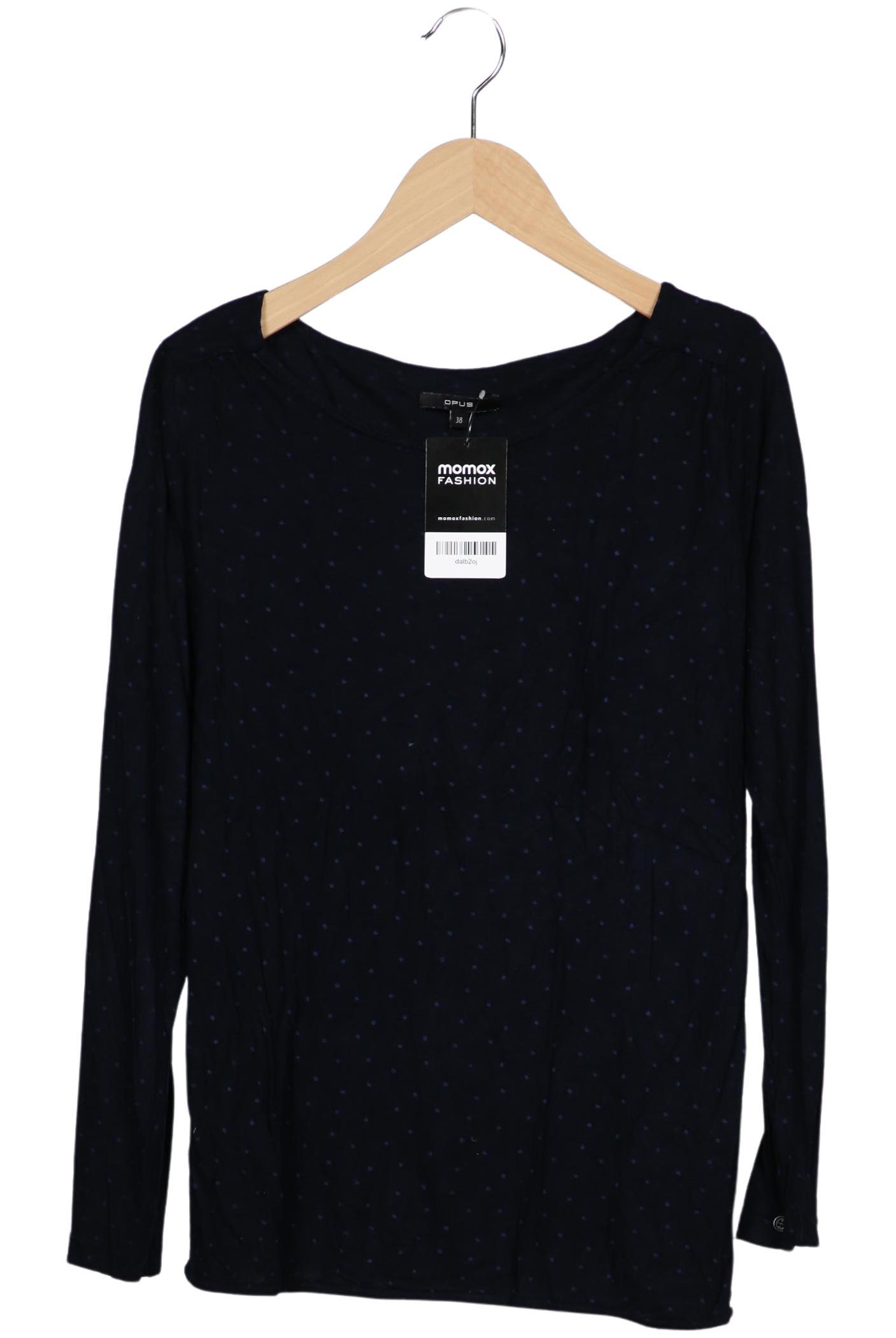 

Opus Damen Langarmshirt, marineblau, Gr. 38