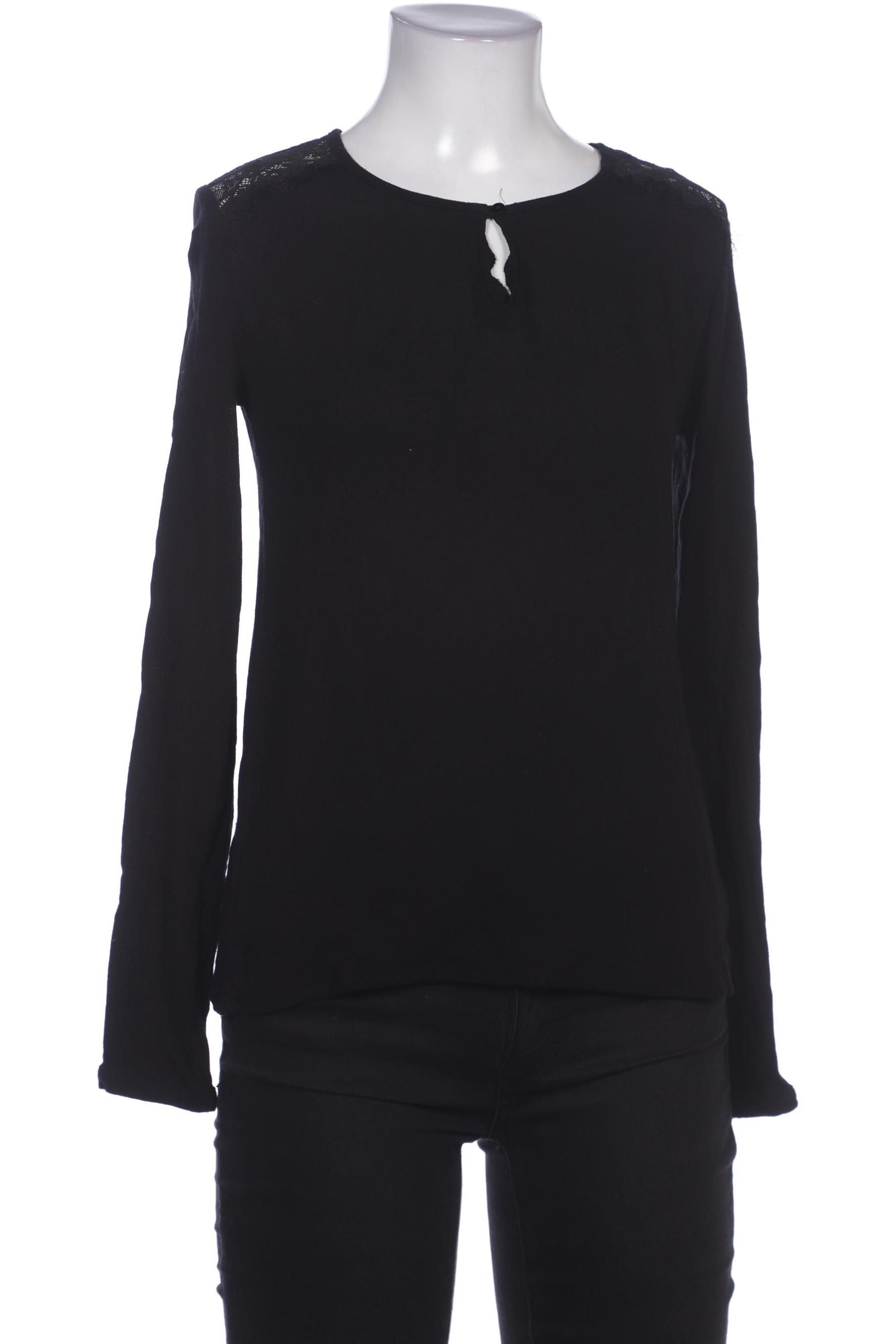 

Opus Damen Langarmshirt, schwarz, Gr. 36