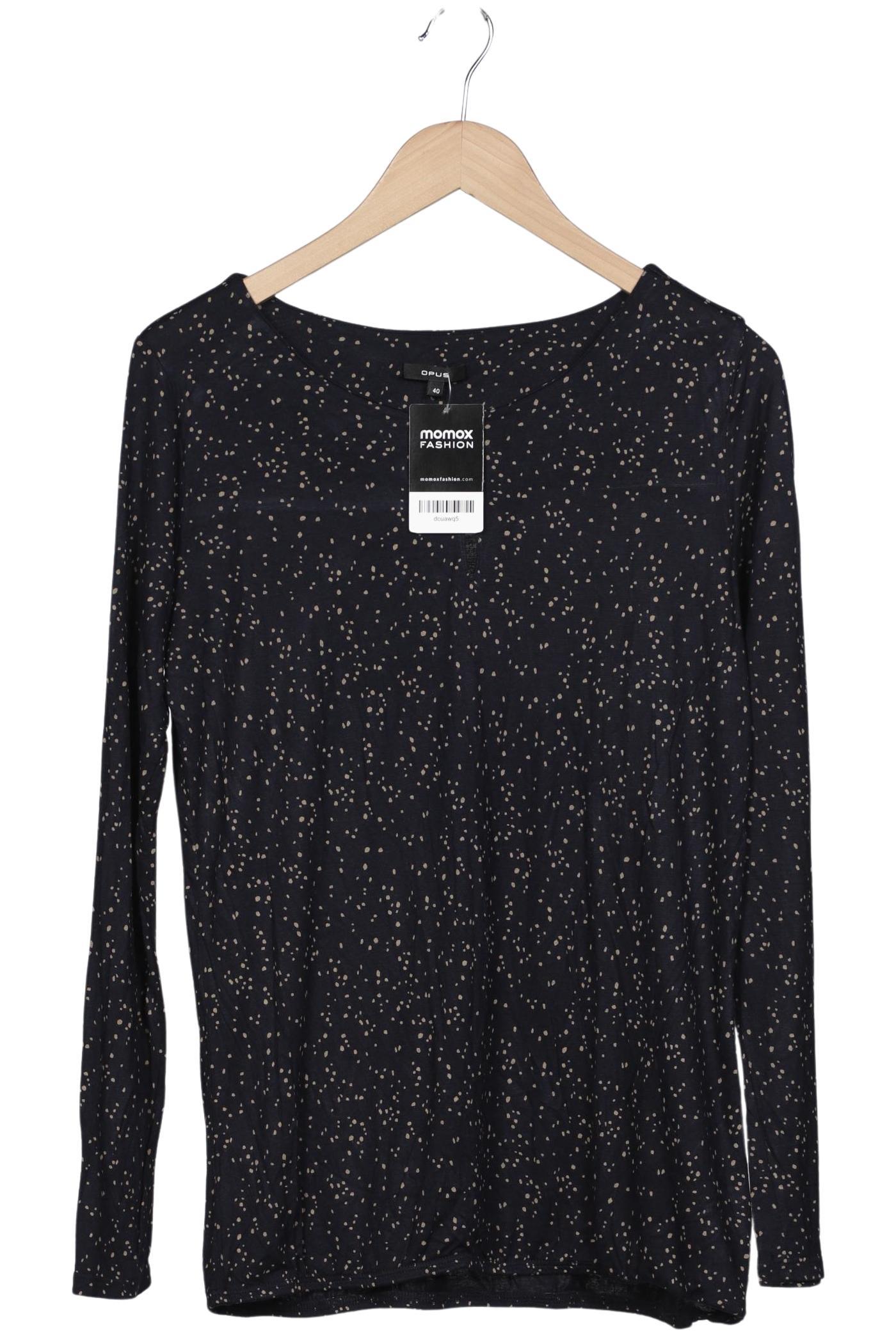 

Opus Damen Langarmshirt, marineblau, Gr. 40