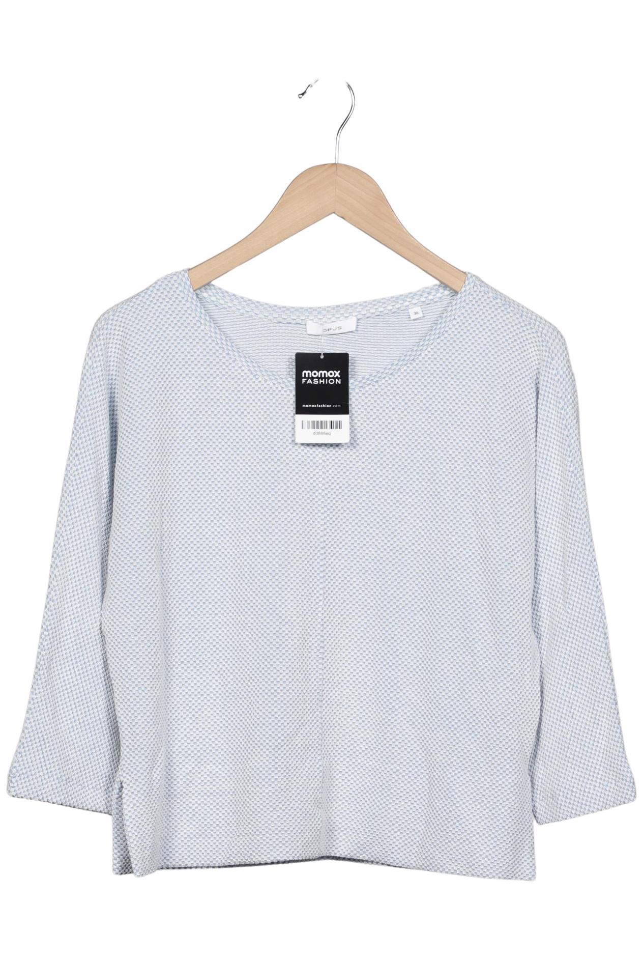

Opus Damen Langarmshirt, hellblau, Gr. 36