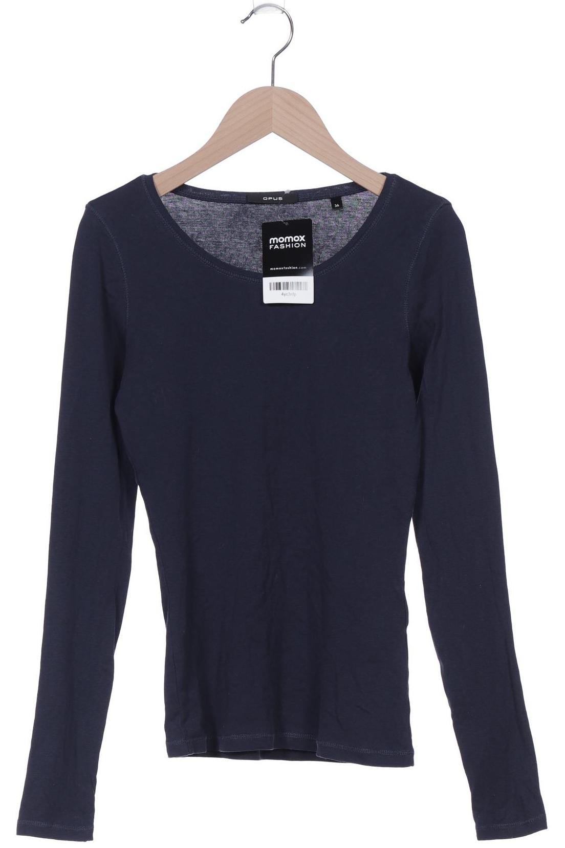 

Opus Damen Langarmshirt, marineblau, Gr. 36