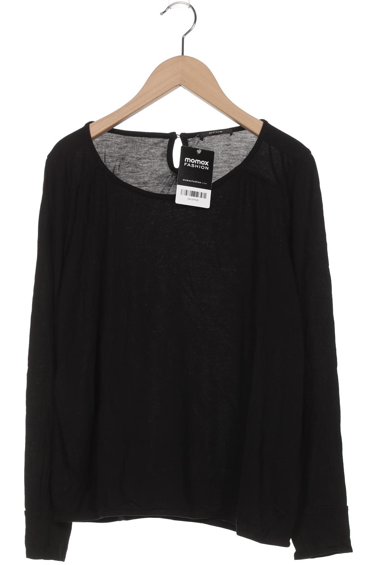 

Opus Damen Langarmshirt, schwarz, Gr. 40