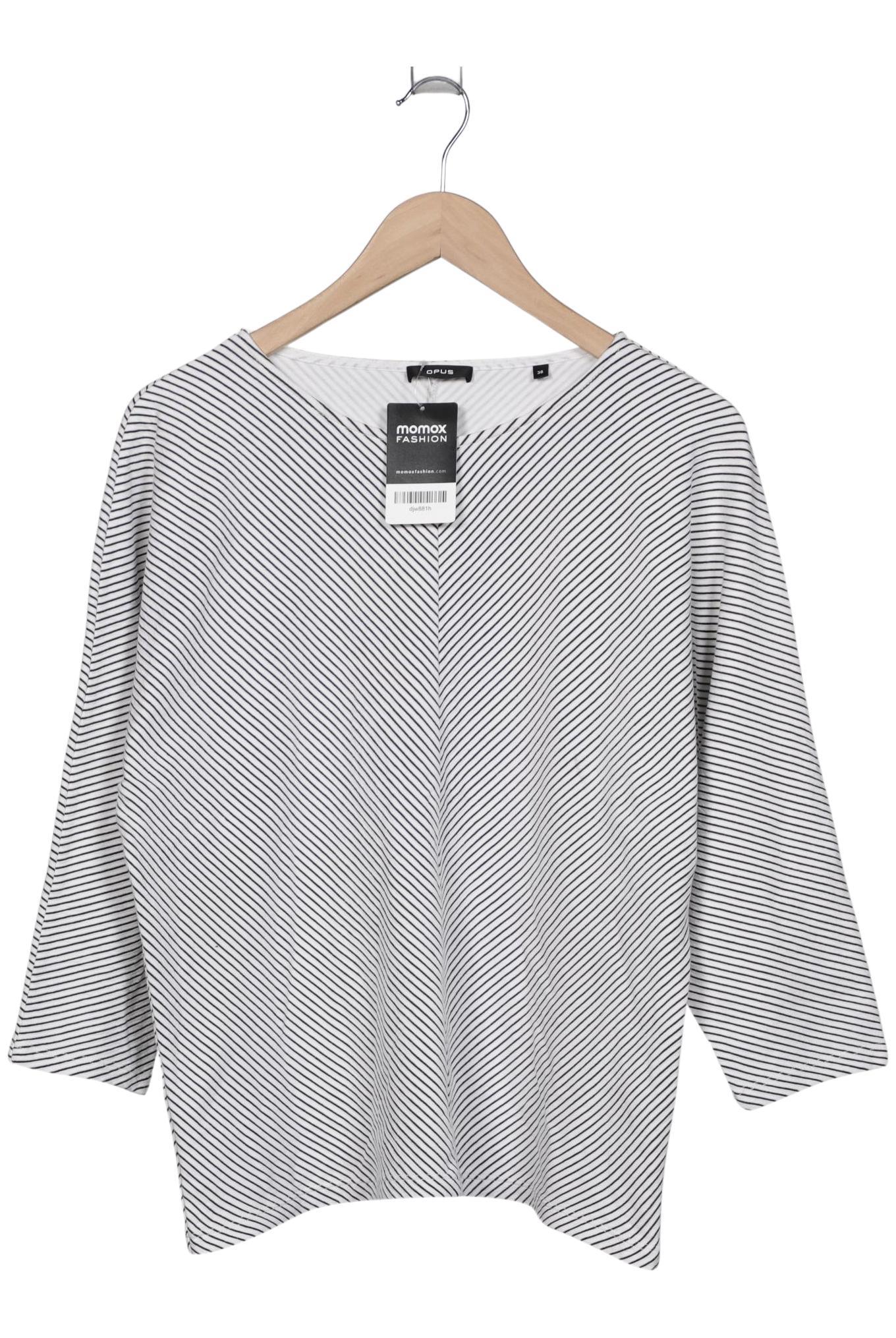 

Opus Damen Langarmshirt, weiß, Gr. 38