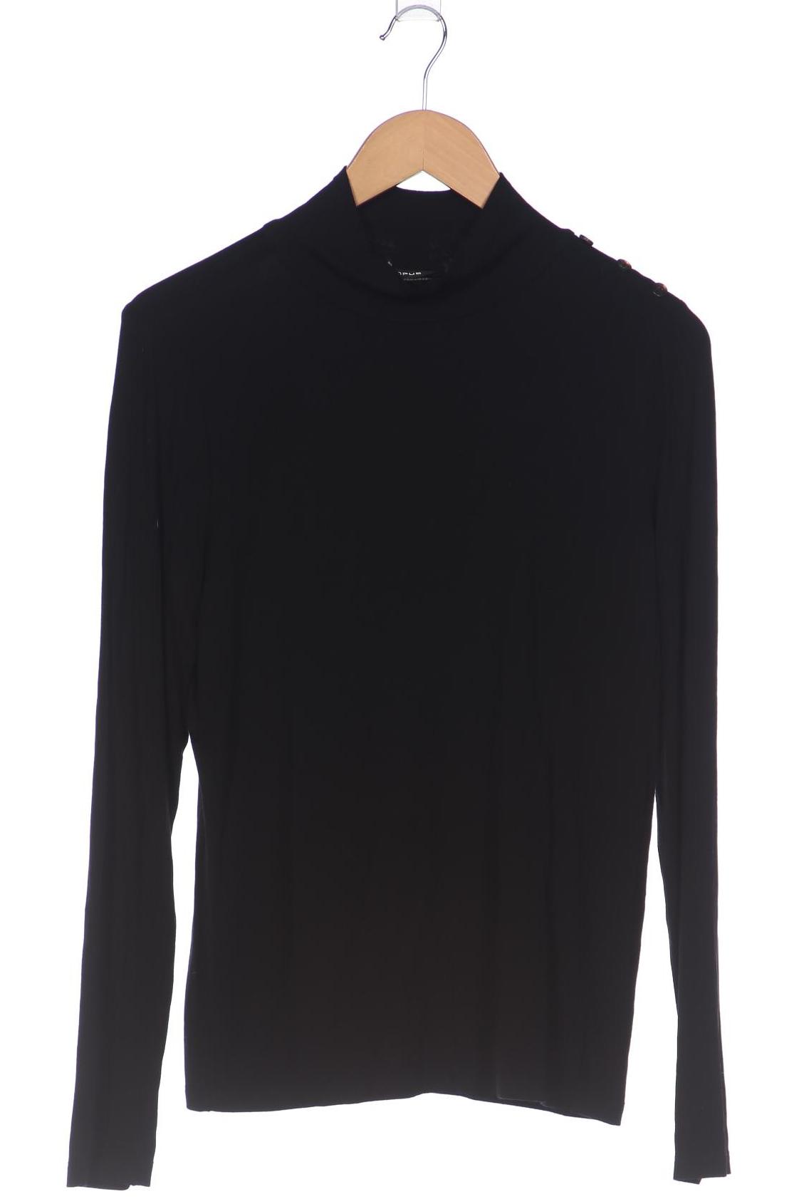 

Opus Damen Langarmshirt, schwarz, Gr. 40