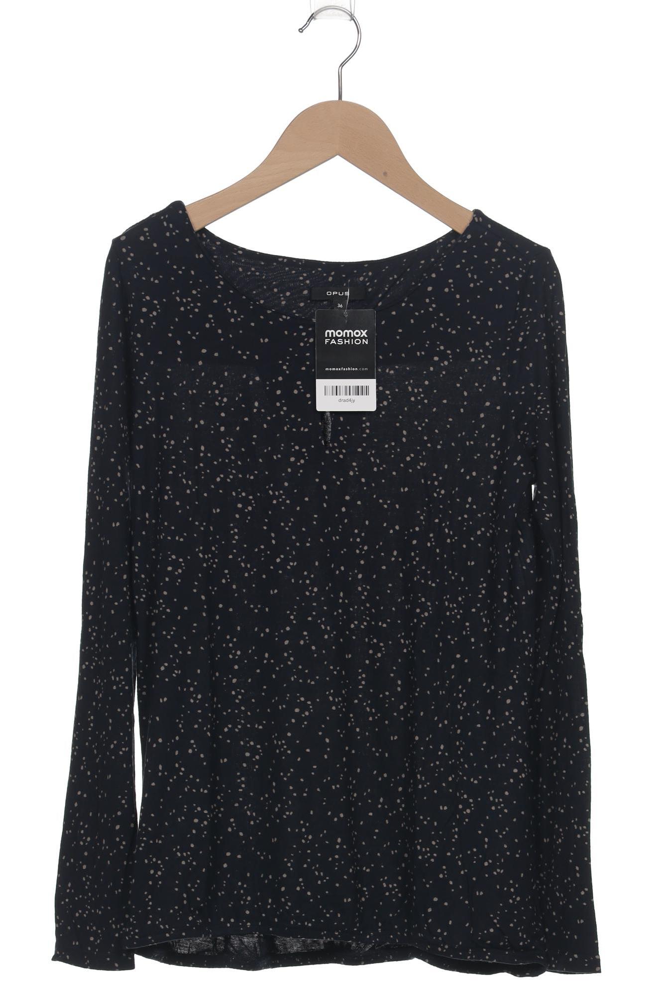 

Opus Damen Langarmshirt, marineblau, Gr. 36