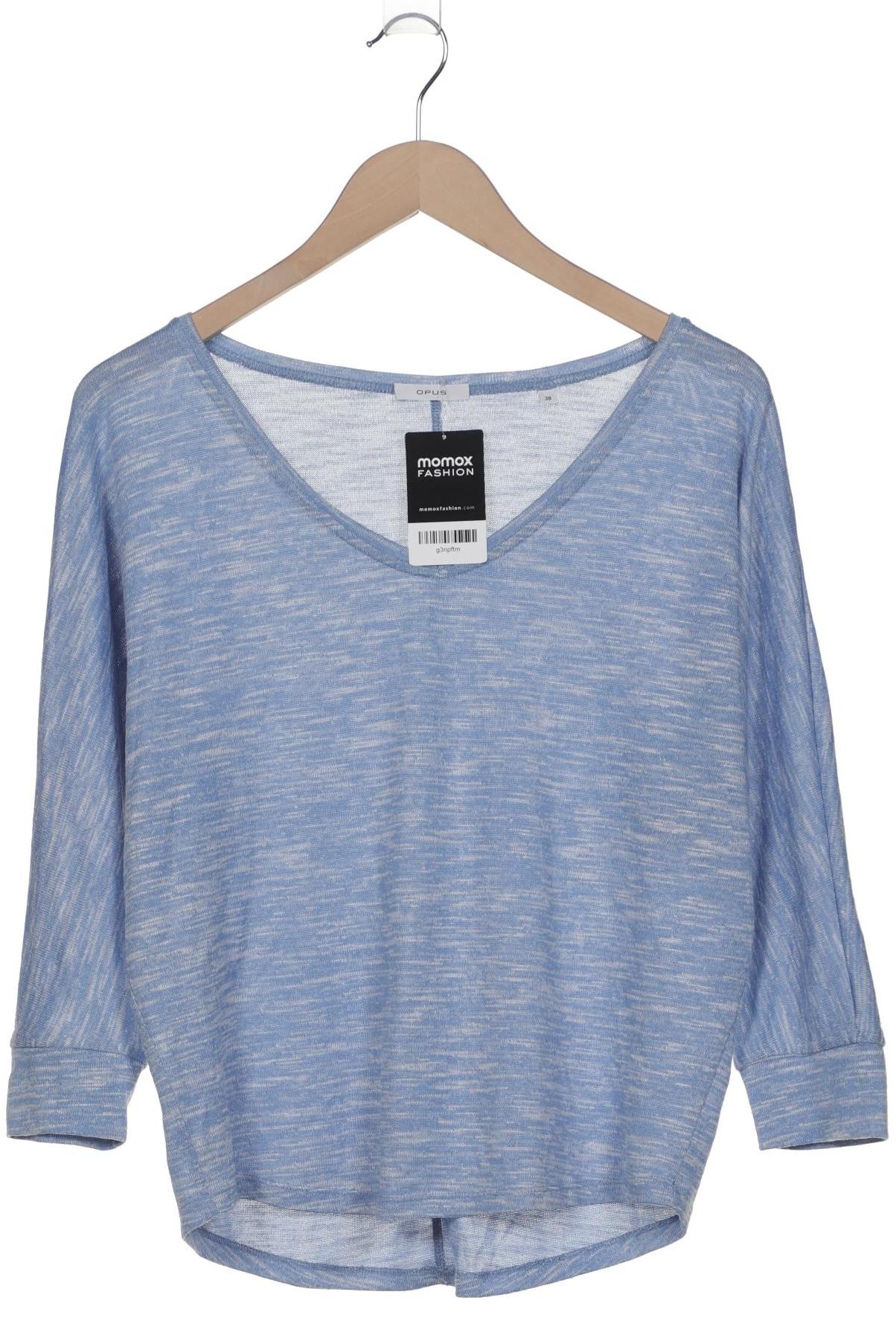 

Opus Damen Langarmshirt, blau, Gr. 38