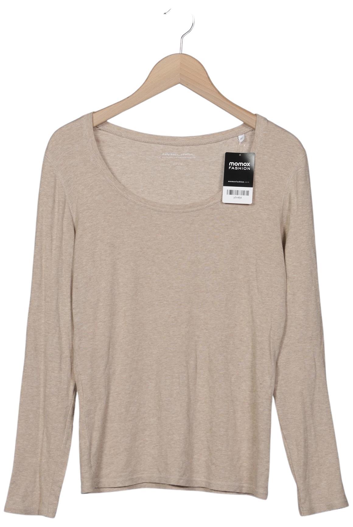 

Opus Damen Langarmshirt, beige, Gr. 40