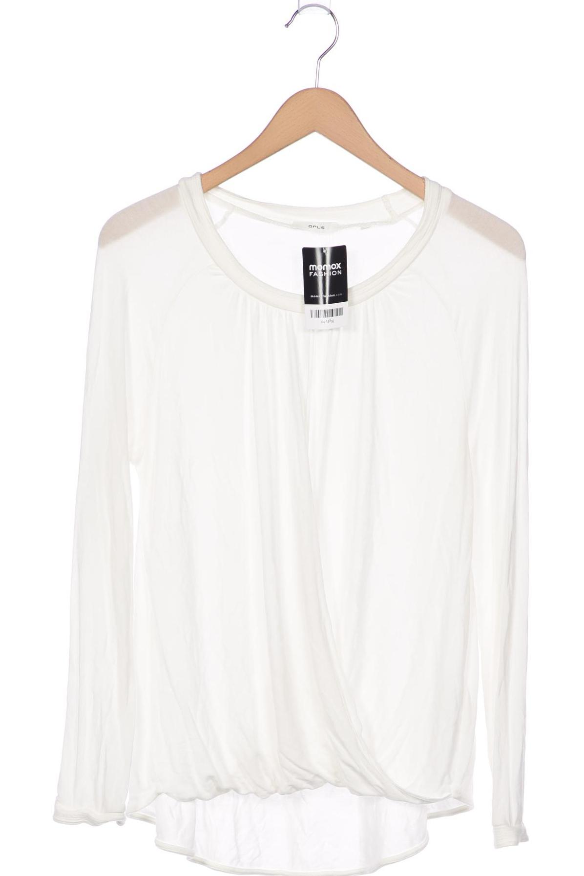 

Opus Damen Langarmshirt, weiß, Gr. 38