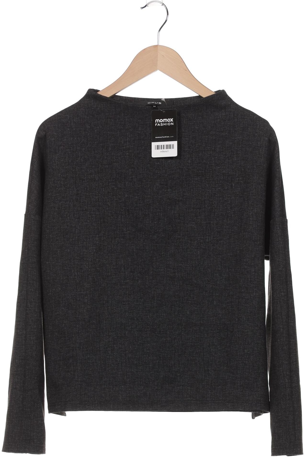 

Opus Damen Langarmshirt, schwarz, Gr. 36