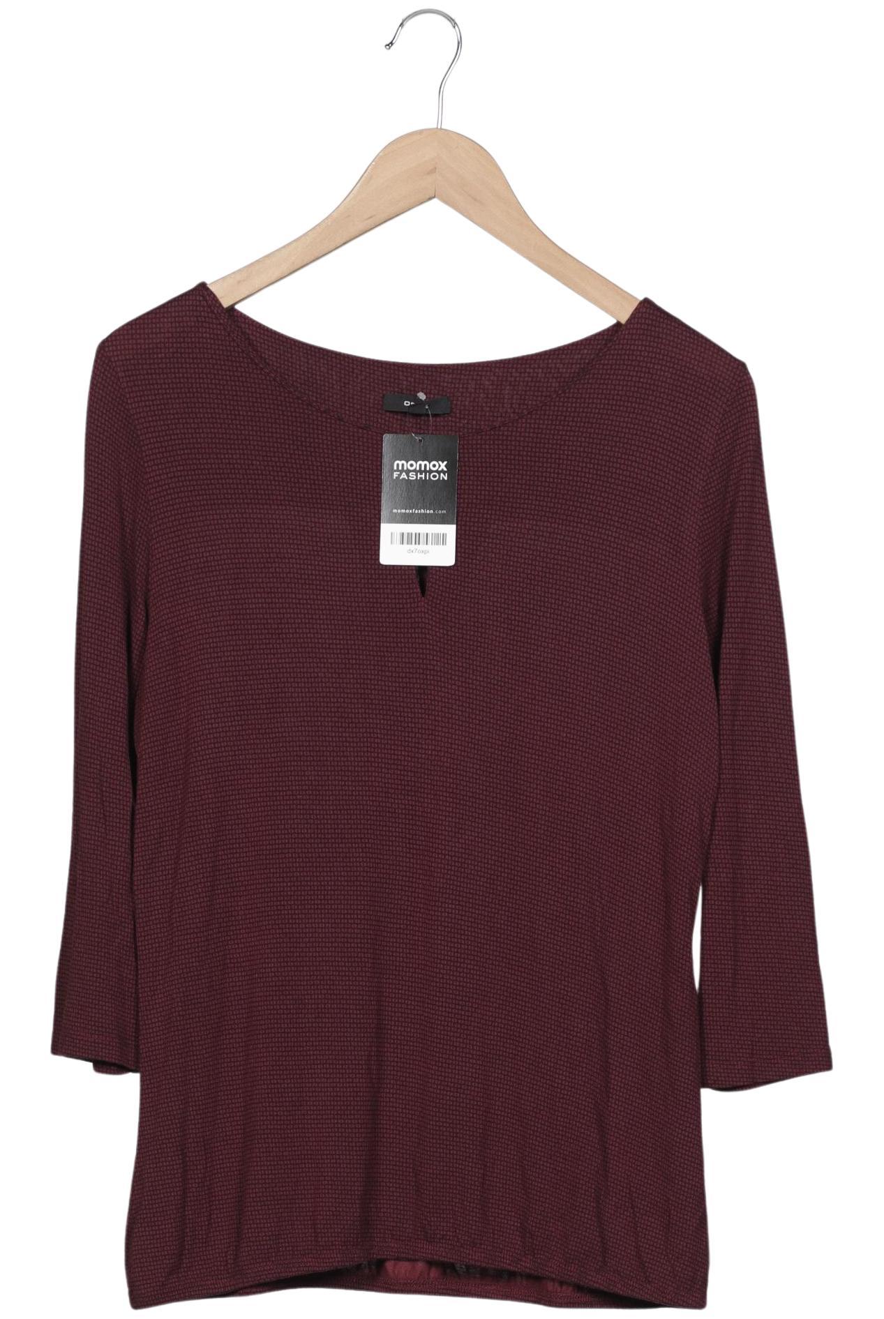 

Opus Damen Langarmshirt, bordeaux, Gr. 38
