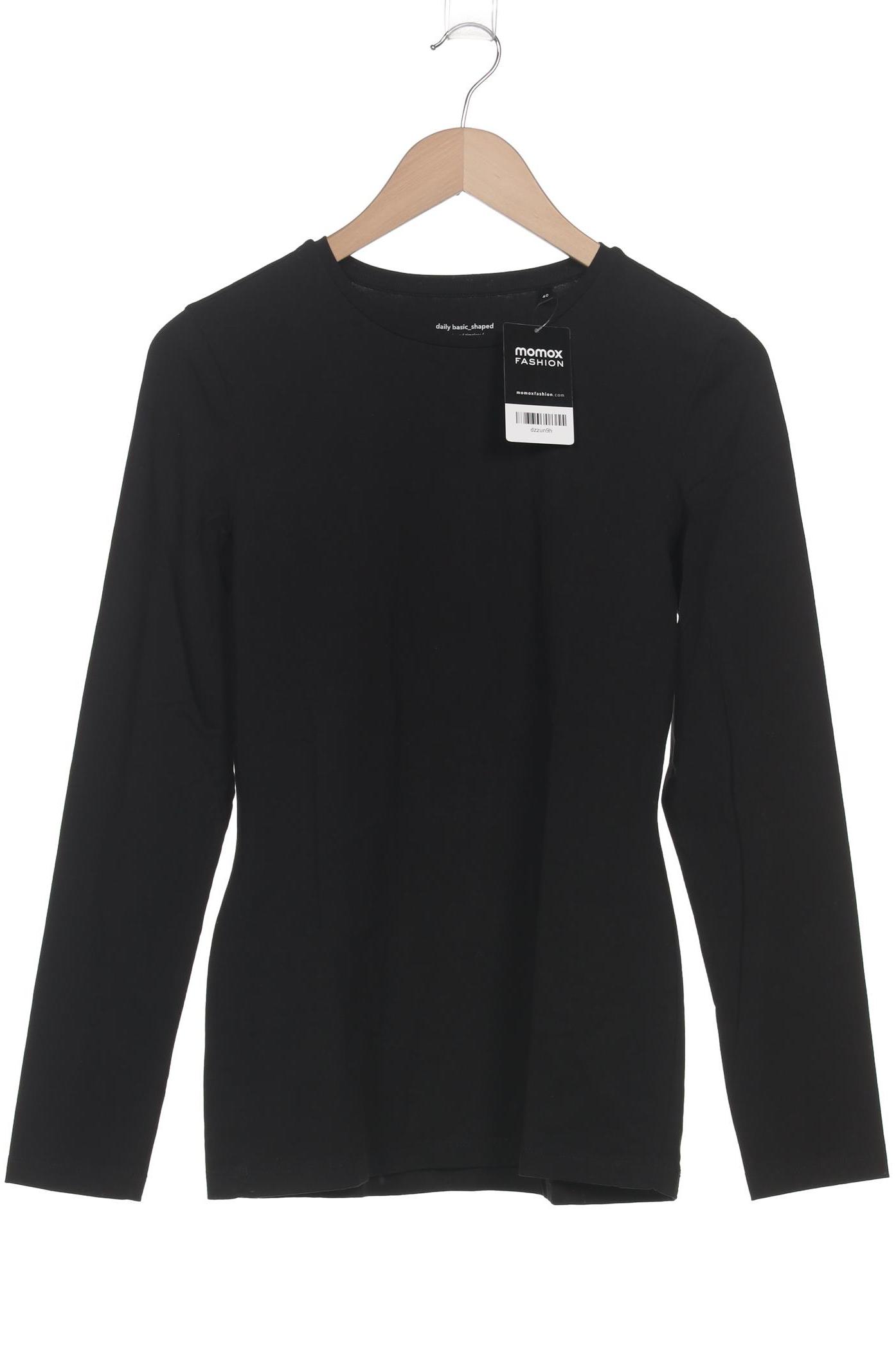 

Opus Damen Langarmshirt, schwarz, Gr. 40