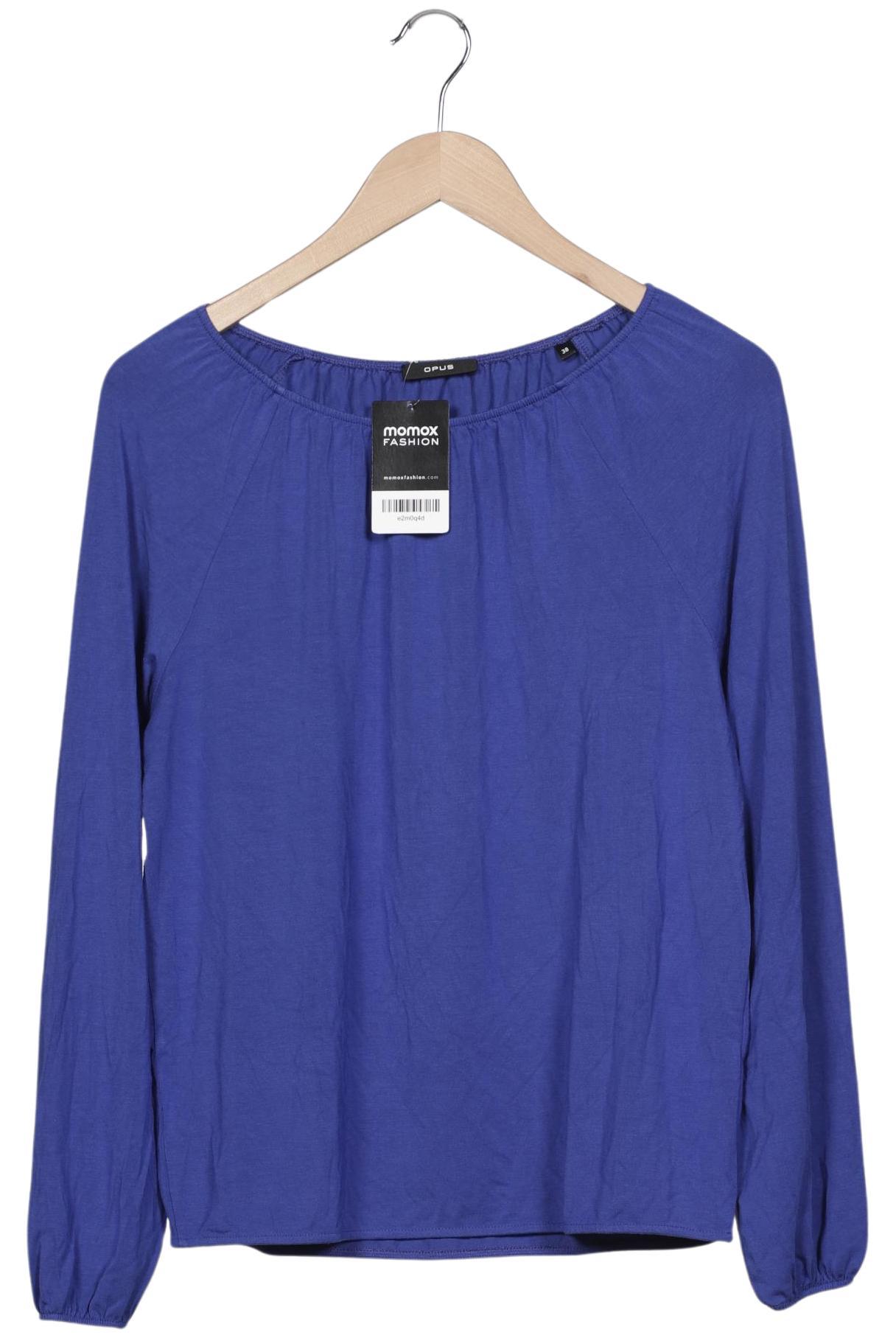 

Opus Damen Langarmshirt, blau, Gr. 38