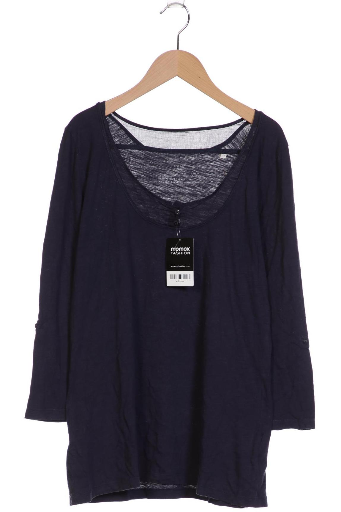 

Opus Damen Langarmshirt, marineblau, Gr. 38