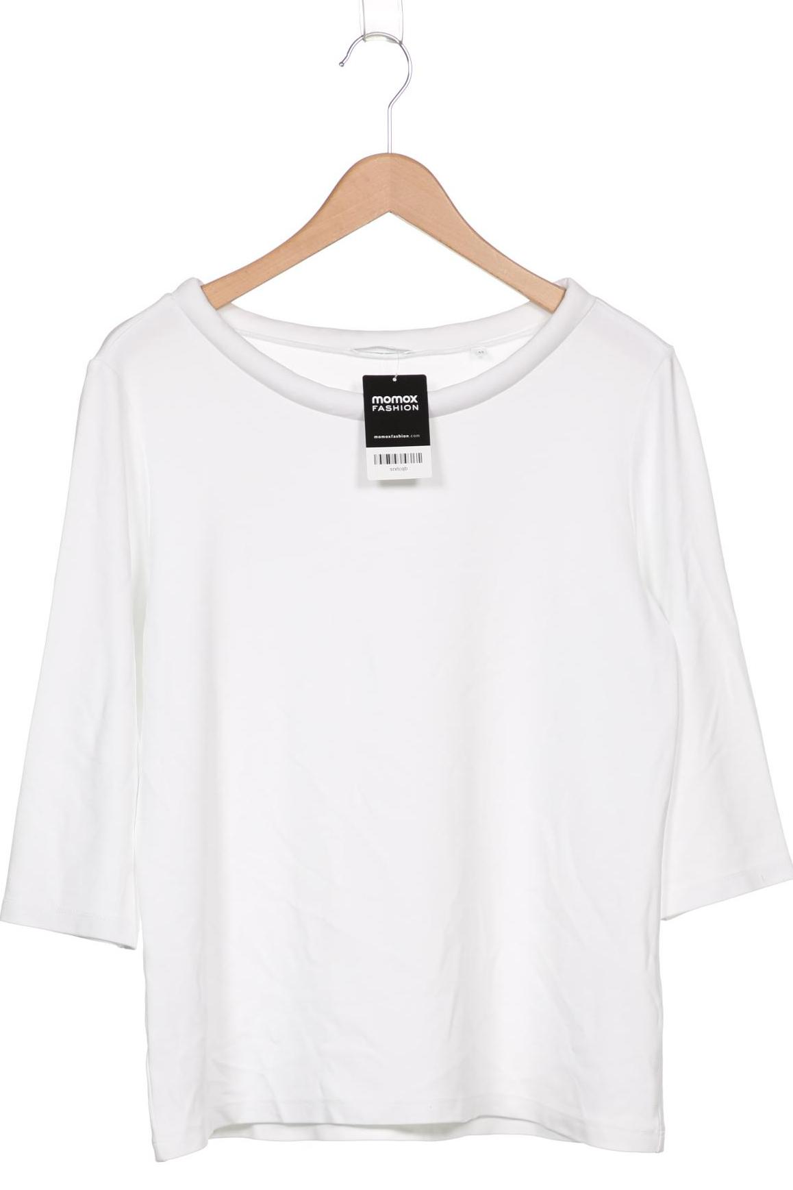 

Opus Damen Langarmshirt, weiß, Gr. 42