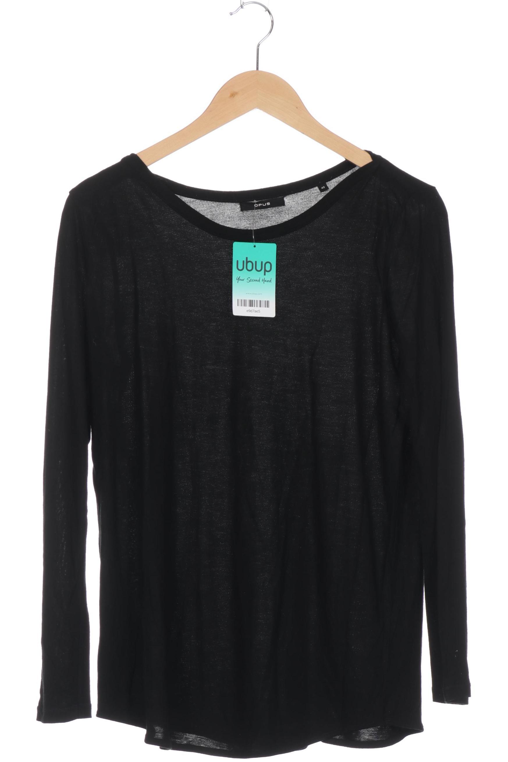 

Opus Damen Langarmshirt, schwarz, Gr. 40