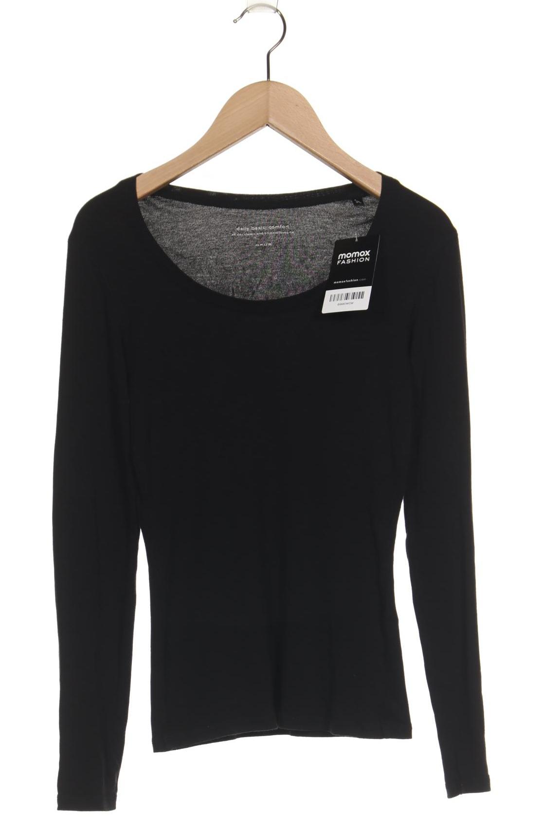 

Opus Damen Langarmshirt, schwarz, Gr. 36