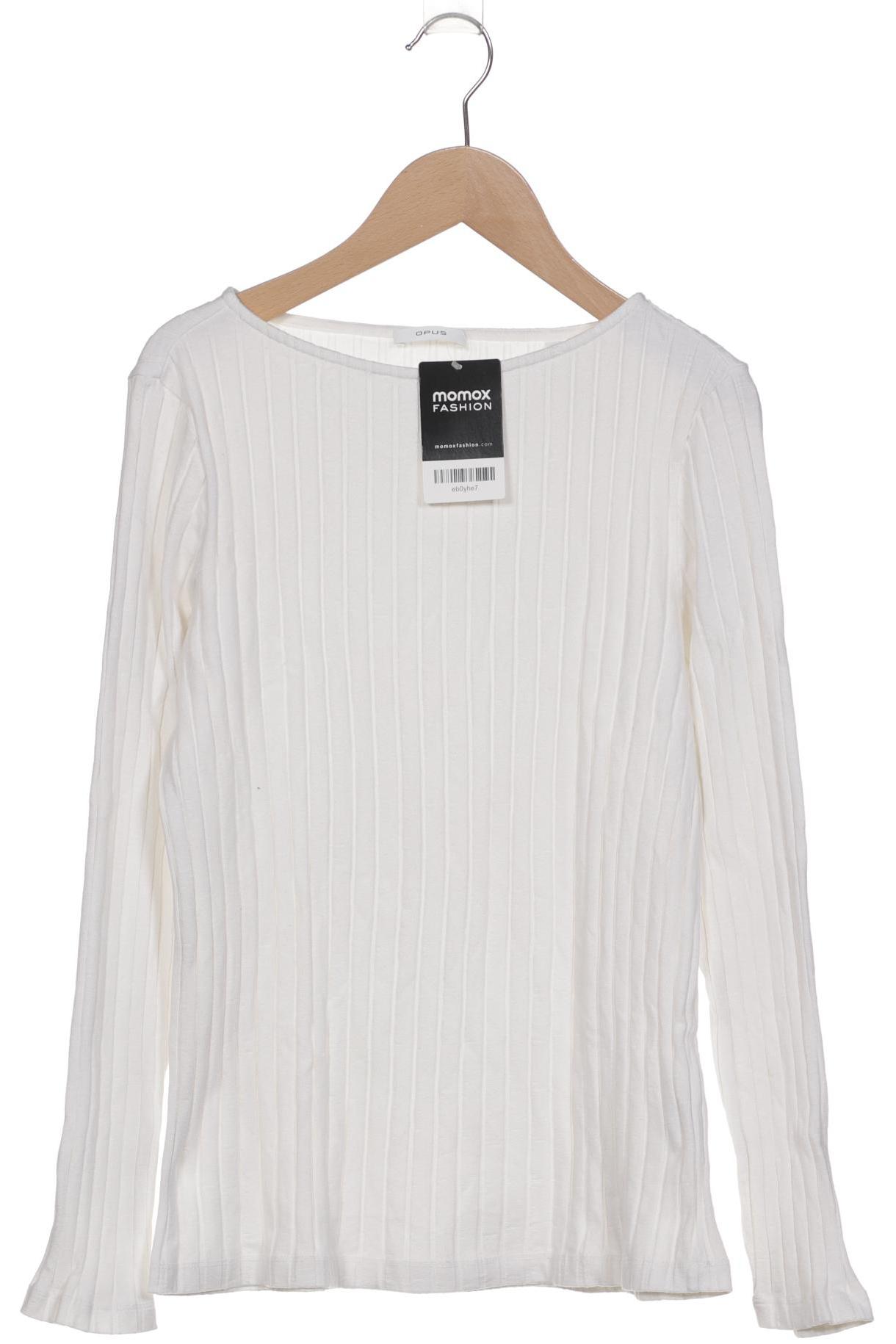 

Opus Damen Langarmshirt, weiß, Gr. 42