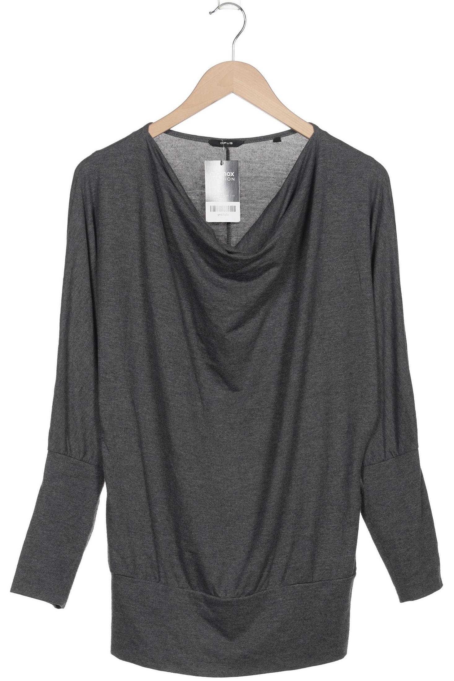 

Opus Damen Langarmshirt, grau, Gr. 40