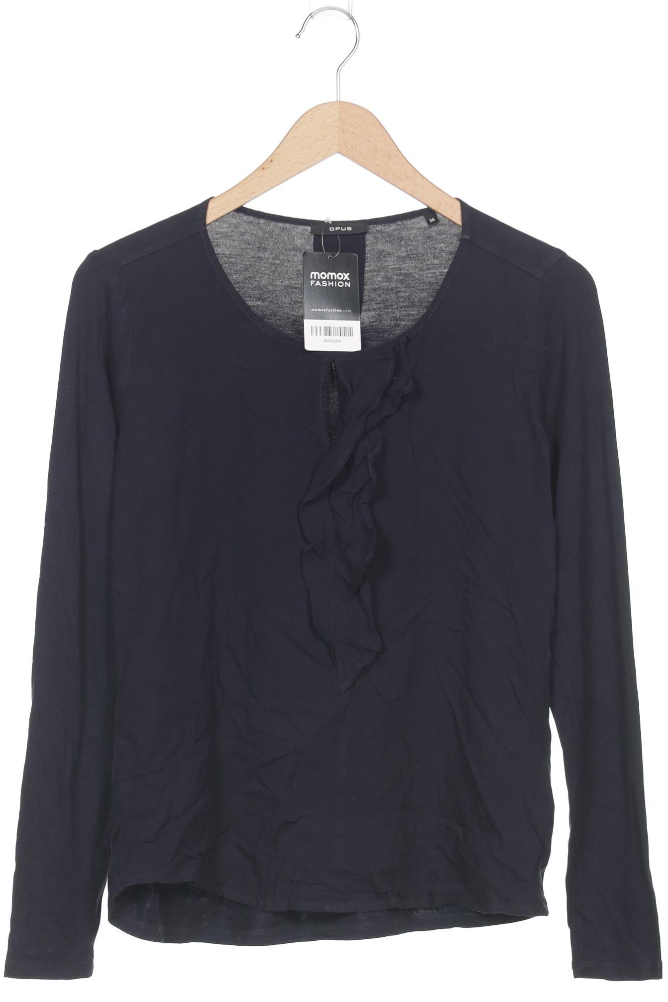 

Opus Damen Langarmshirt, marineblau, Gr. 36