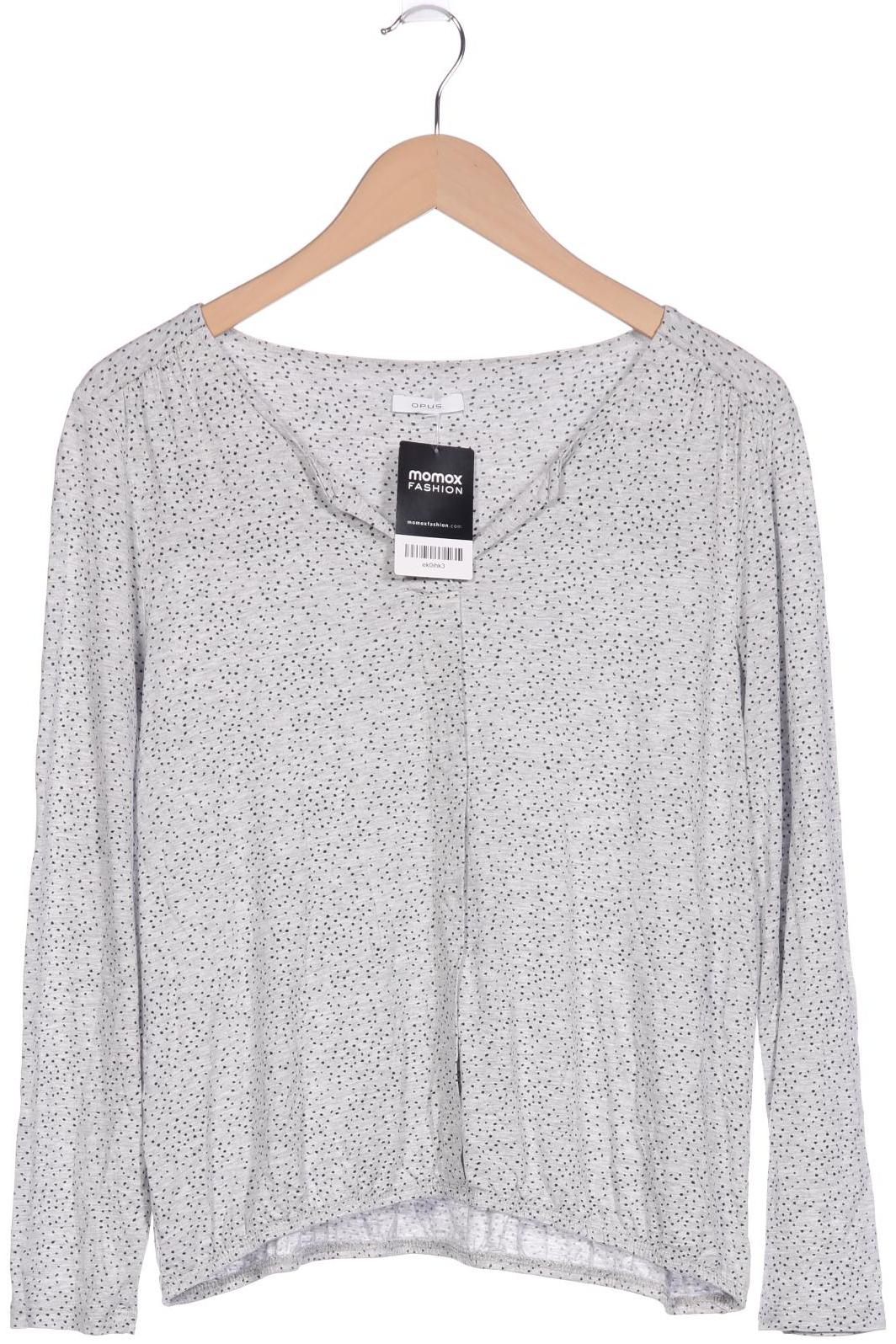 

Opus Damen Langarmshirt, grau, Gr. 38