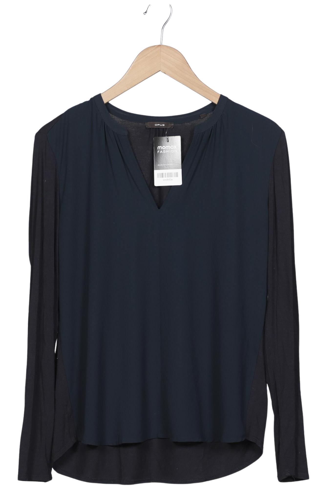 

Opus Damen Langarmshirt, marineblau, Gr. 38