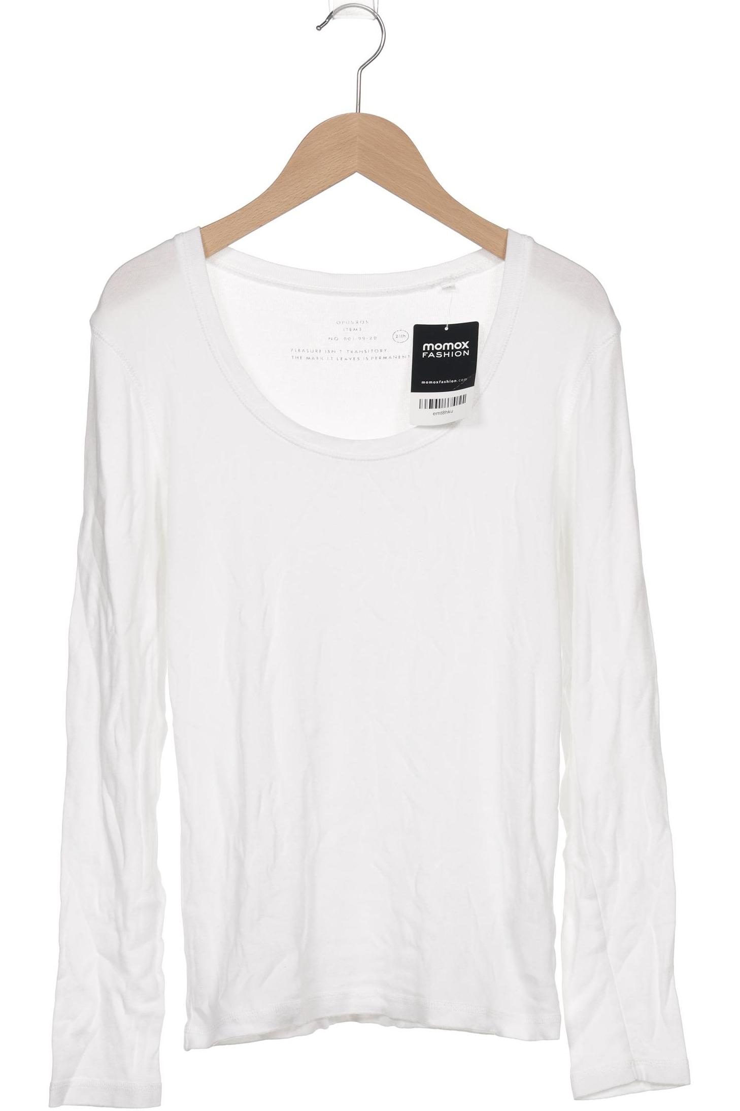 

Opus Damen Langarmshirt, weiß, Gr. 38