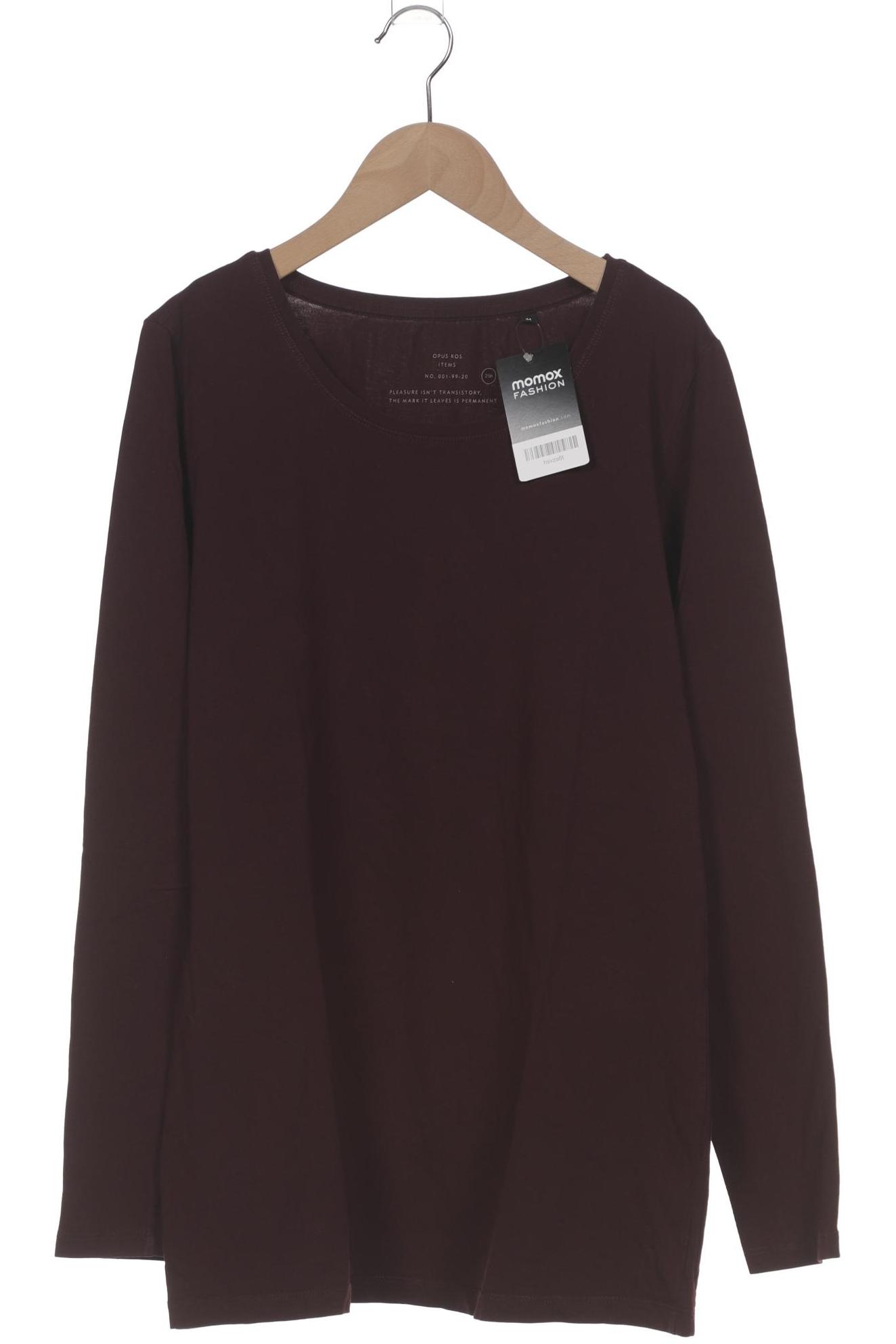 

Opus Damen Langarmshirt, bordeaux, Gr. 44