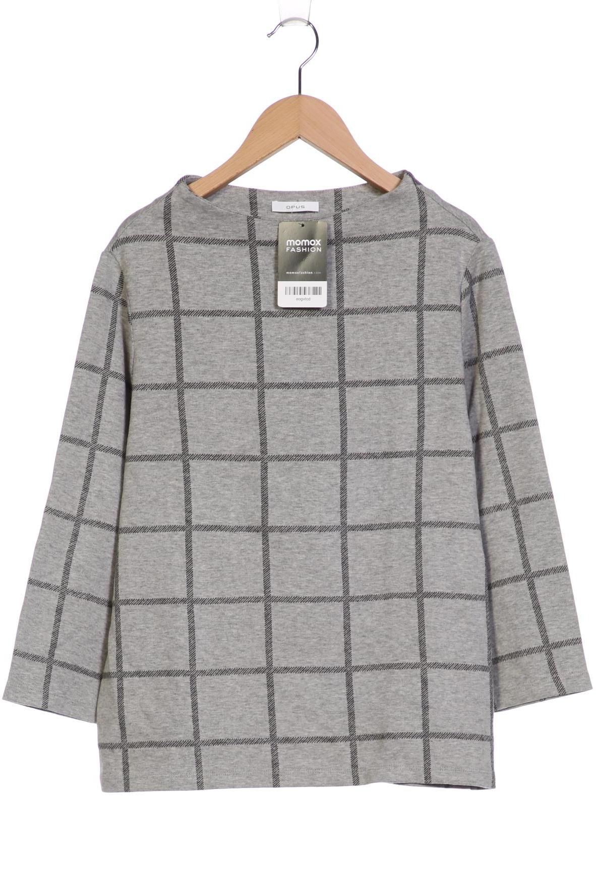 

Opus Damen Langarmshirt, grau, Gr. 36