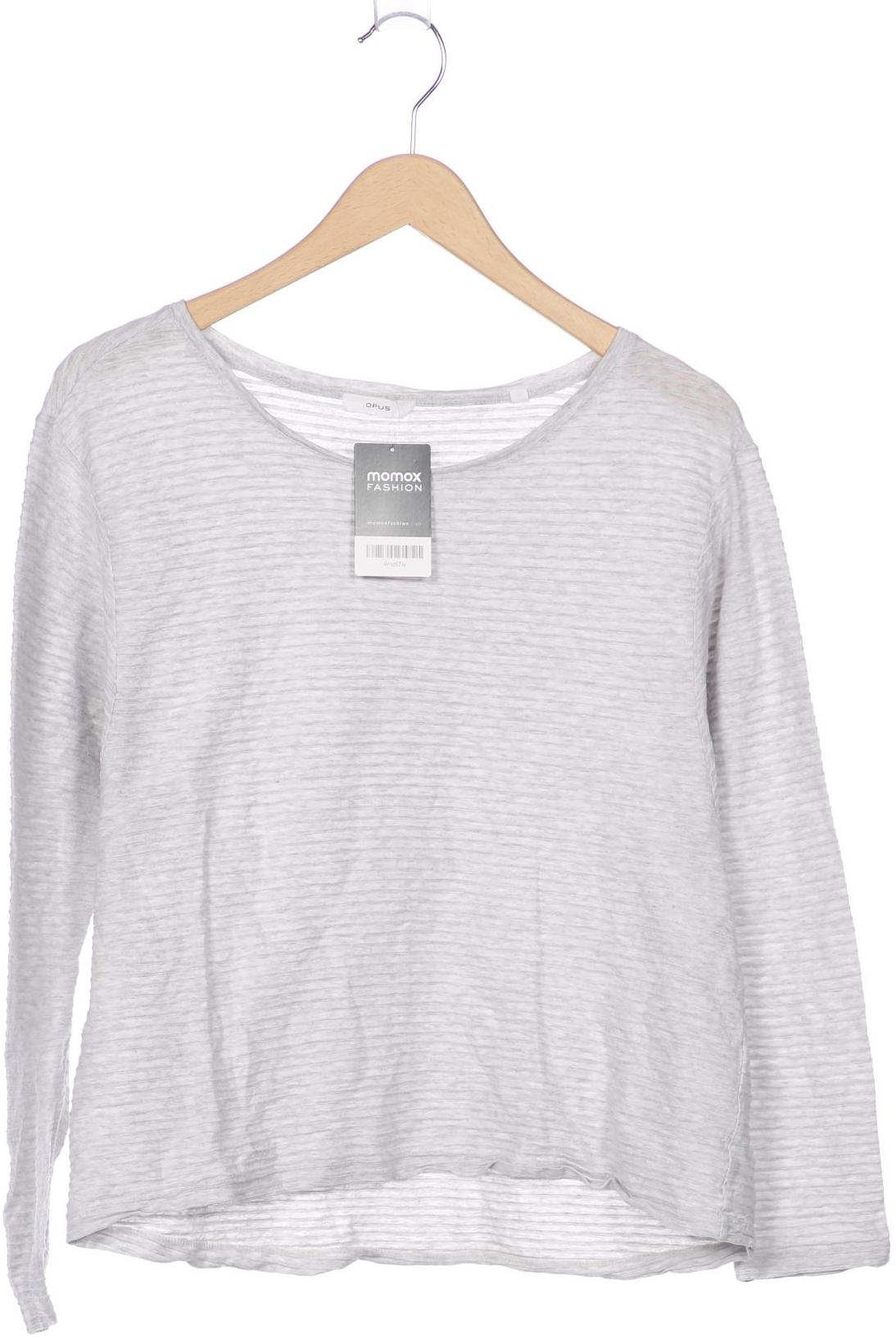 

Opus Damen Langarmshirt, grau, Gr. 38