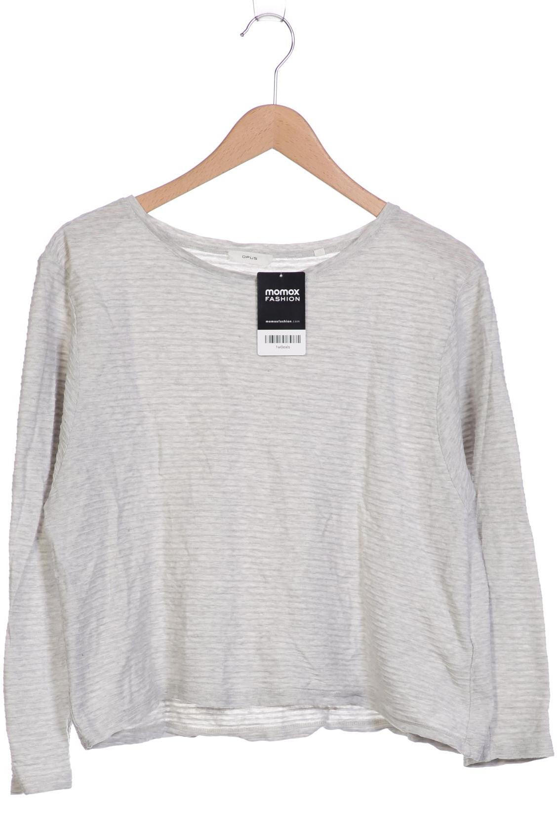 

Opus Damen Langarmshirt, grau, Gr. 38