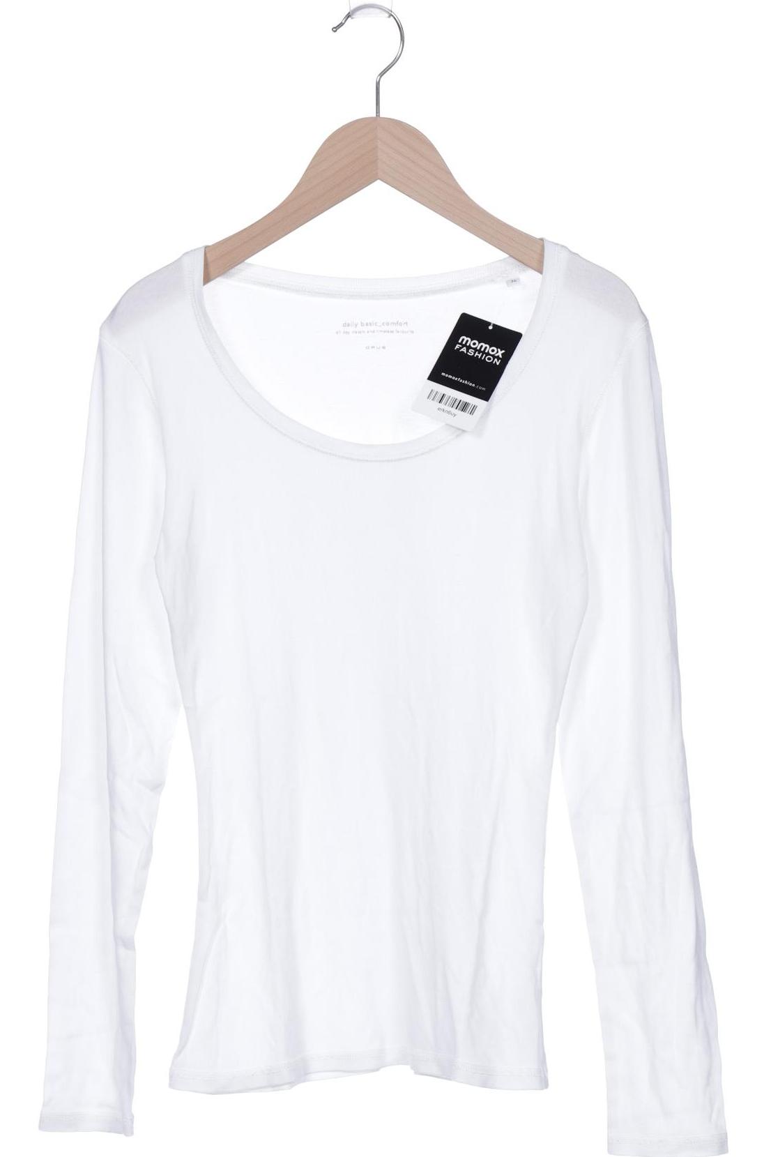 

Opus Damen Langarmshirt, weiß, Gr. 36