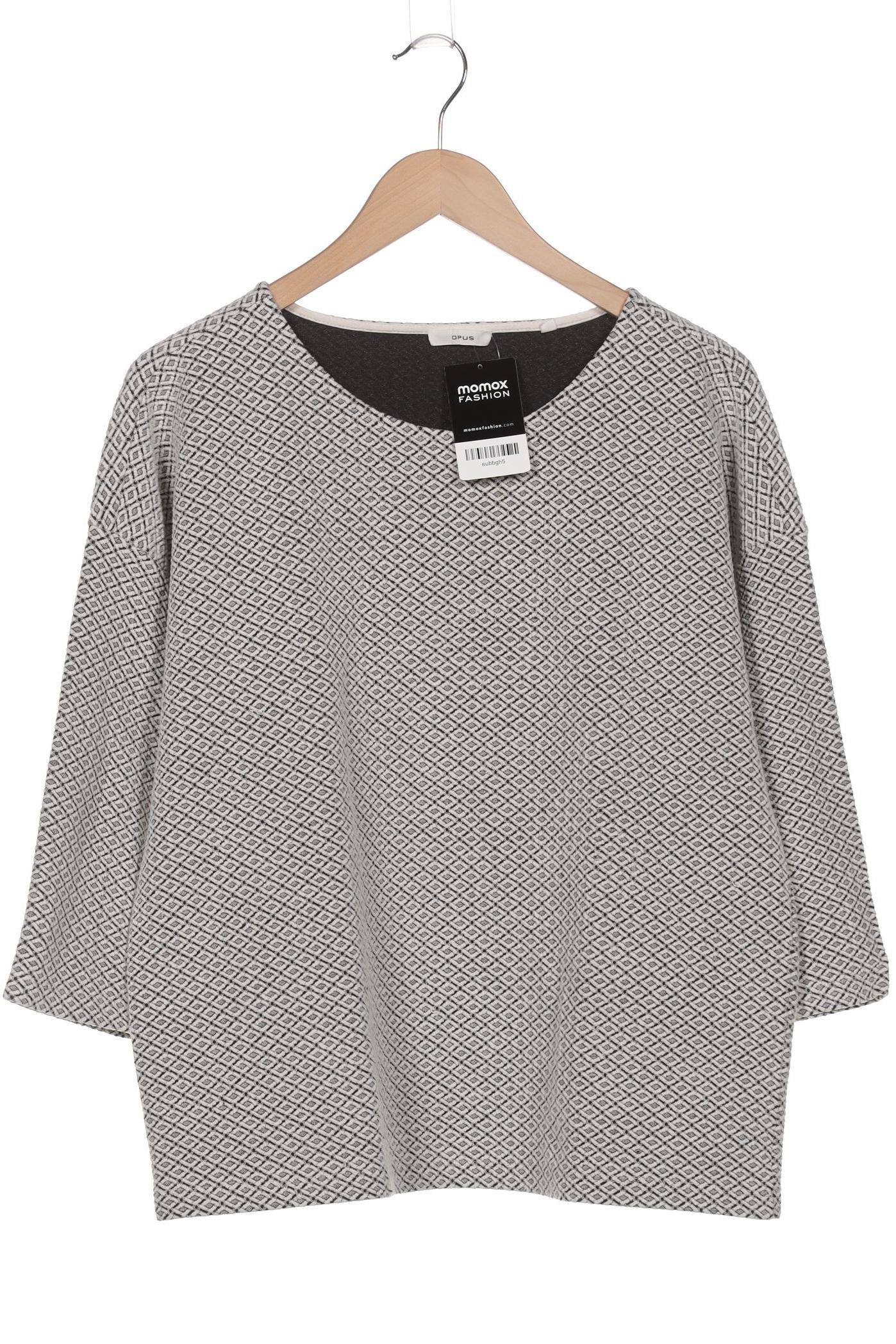 

Opus Damen Langarmshirt, grau, Gr. 40