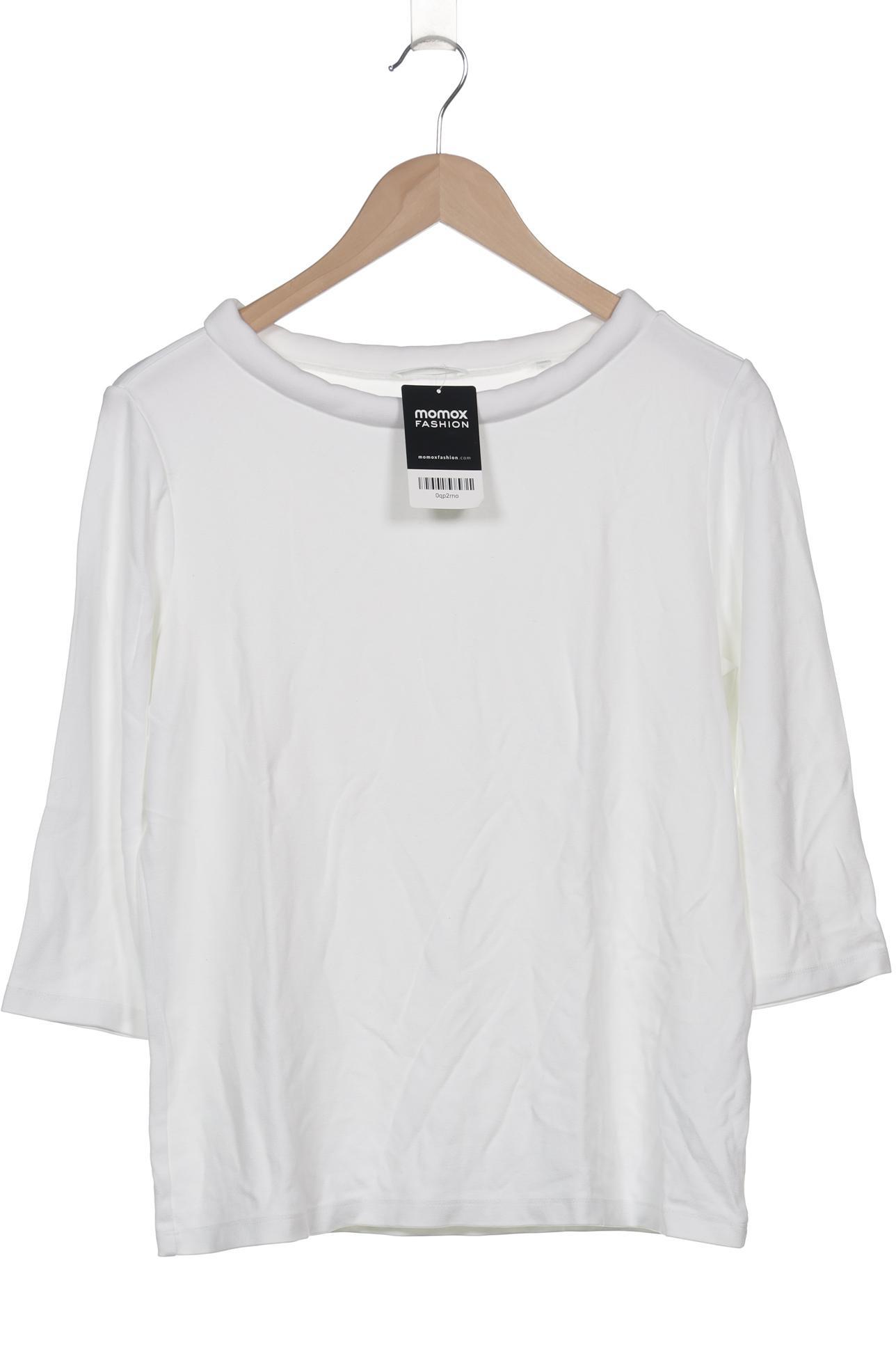 

Opus Damen Langarmshirt, weiß, Gr. 40