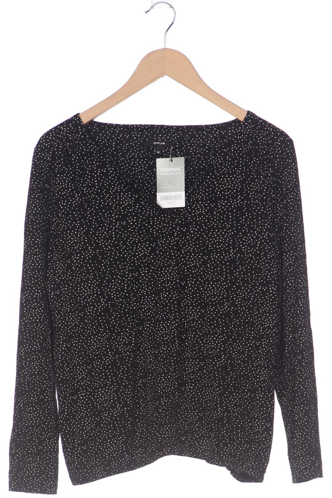 

Opus Damen Langarmshirt, schwarz, Gr. 42