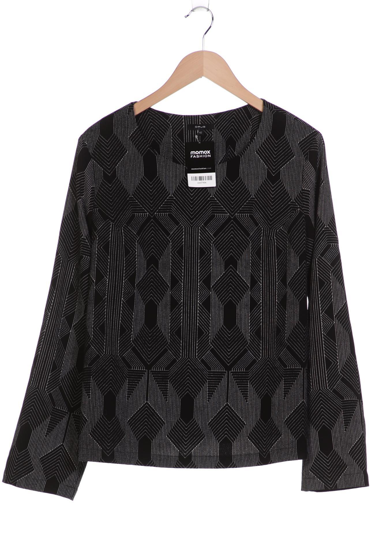 

Opus Damen Langarmshirt, schwarz, Gr. 42