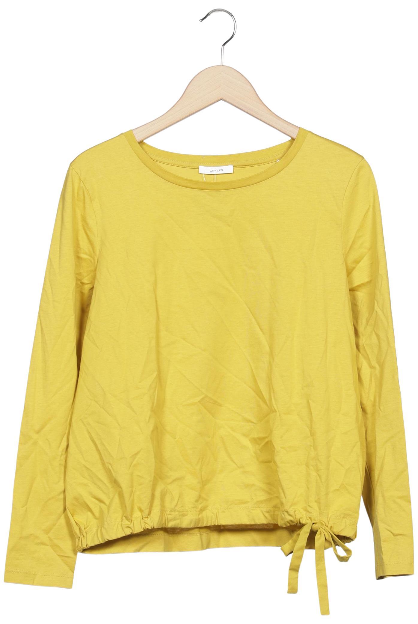 

Opus Damen Langarmshirt, gelb, Gr. 36