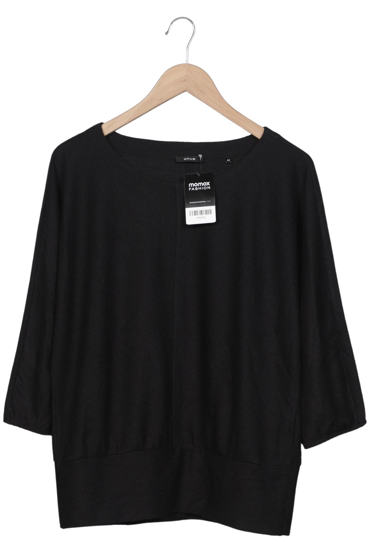 

Opus Damen Langarmshirt, schwarz, Gr. 42