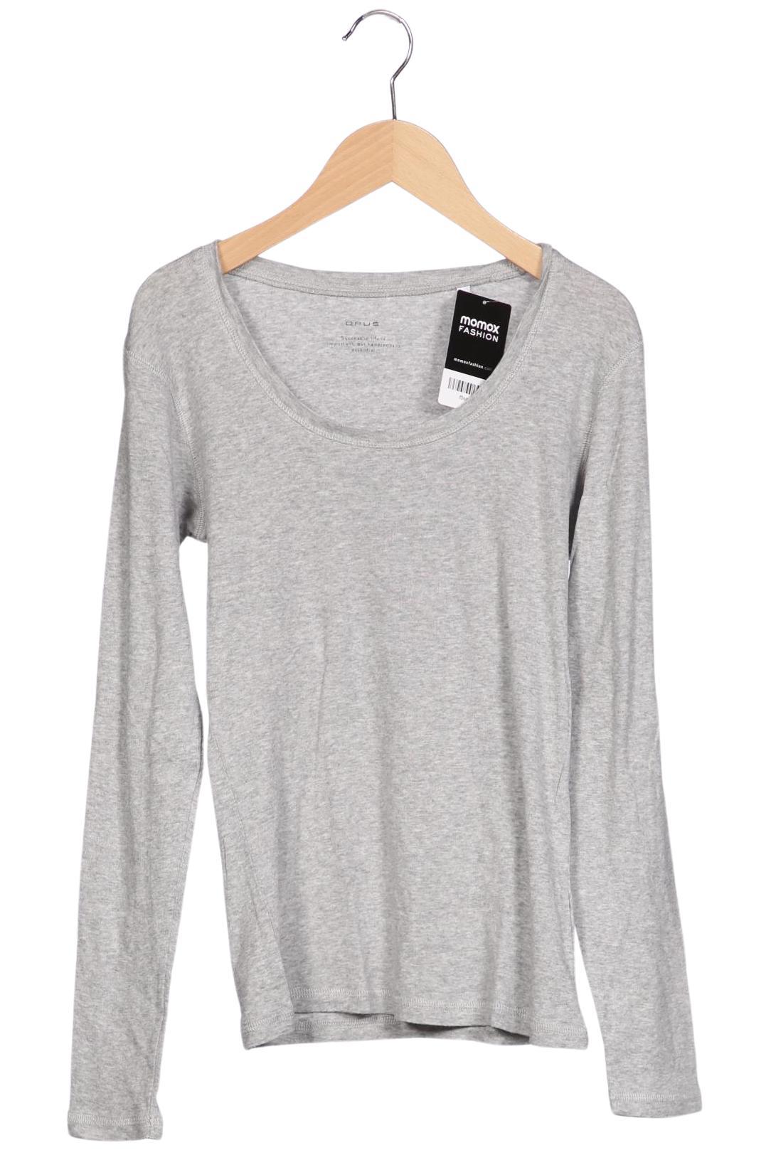 

Opus Damen Langarmshirt, grau, Gr. 38